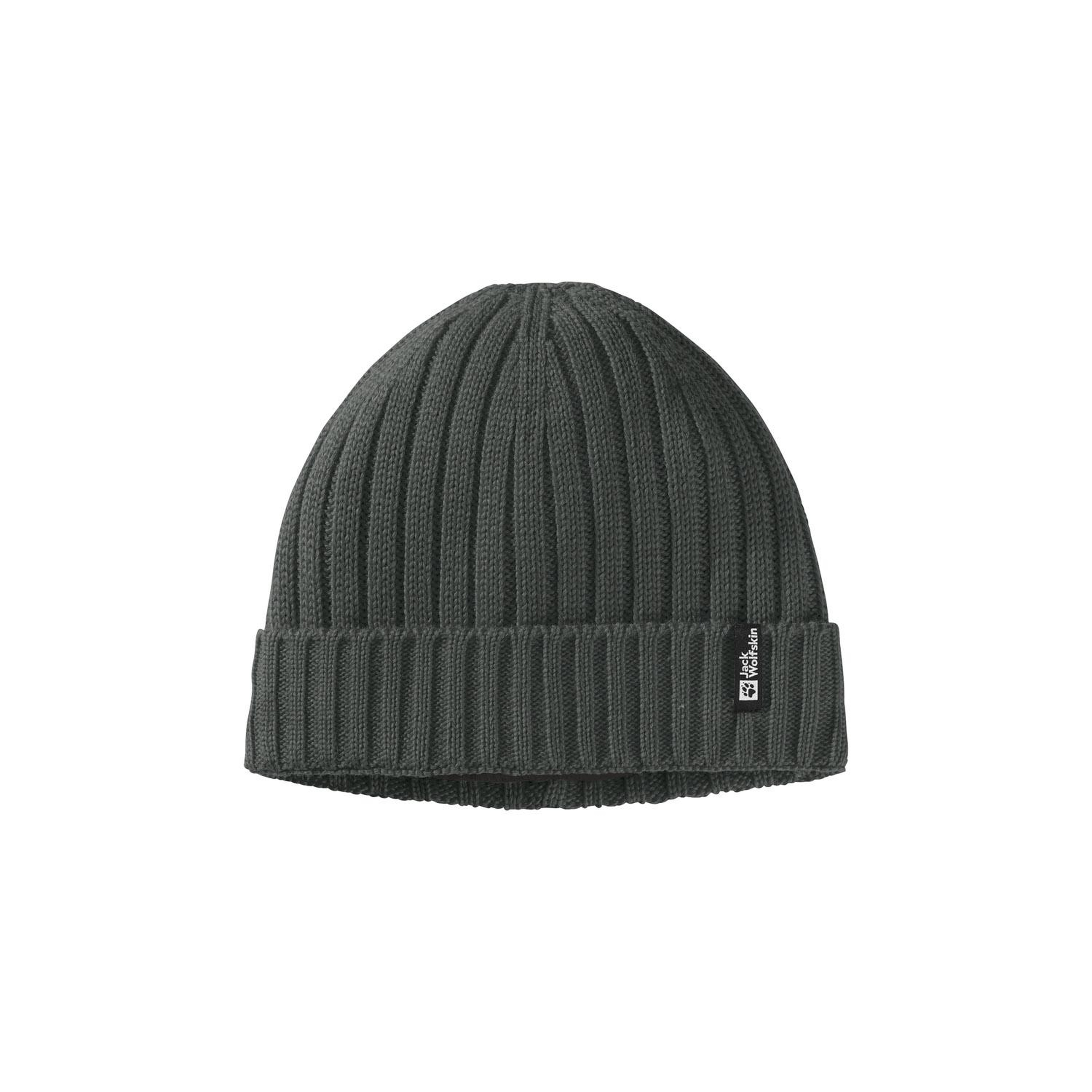 Jack Wolfskin Rib Knit Beanie Unisex Yeşil Bere