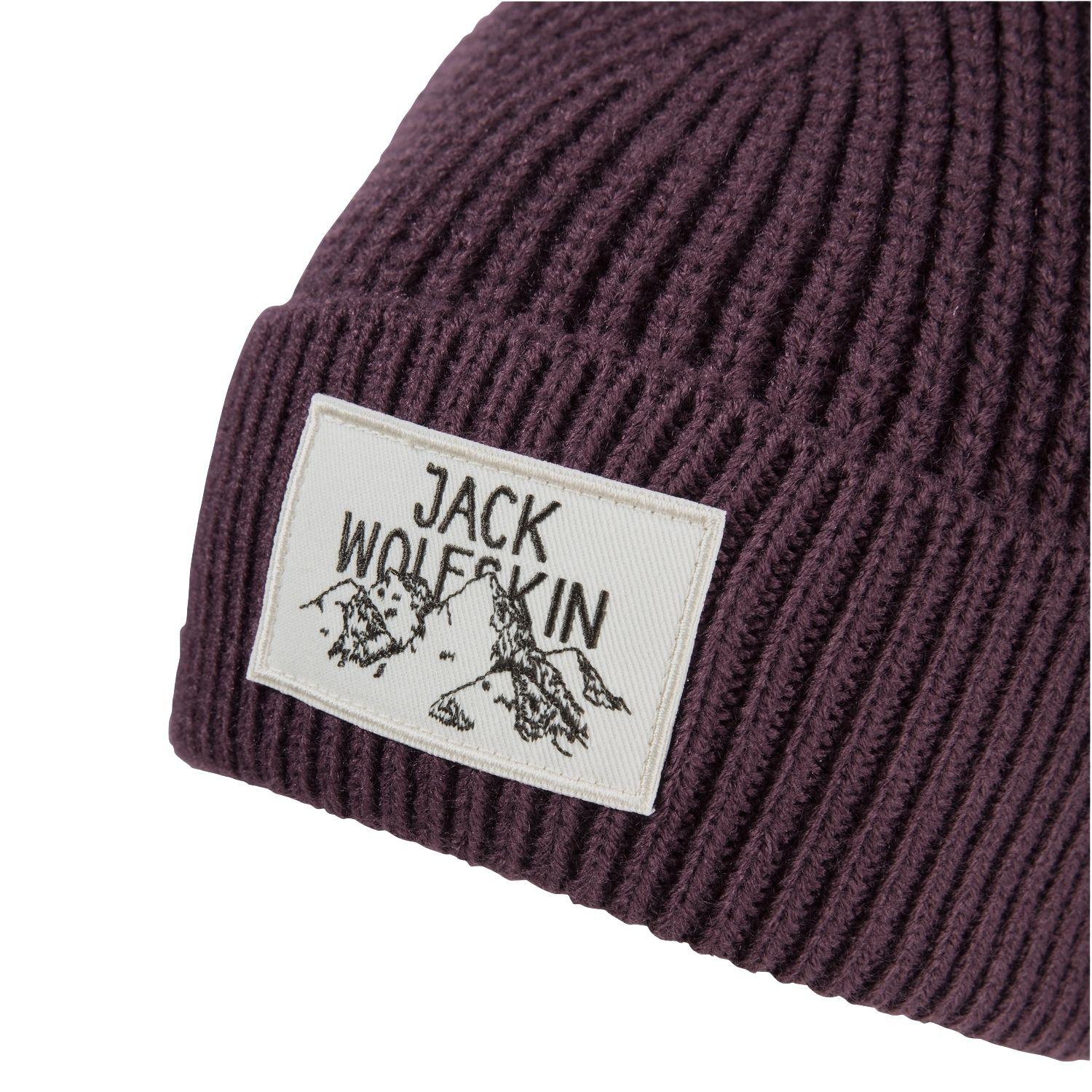 Jack Wolfskin Badge Beanie Unisex Mor Bere