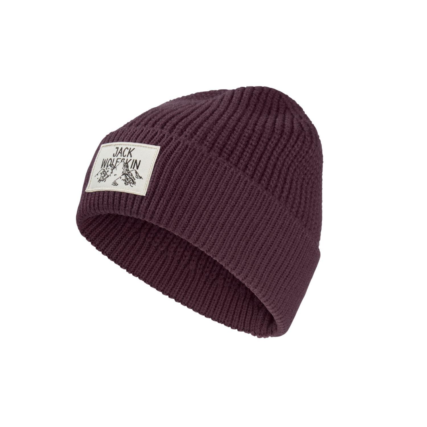 Jack Wolfskin Badge Beanie Unisex Mor Bere