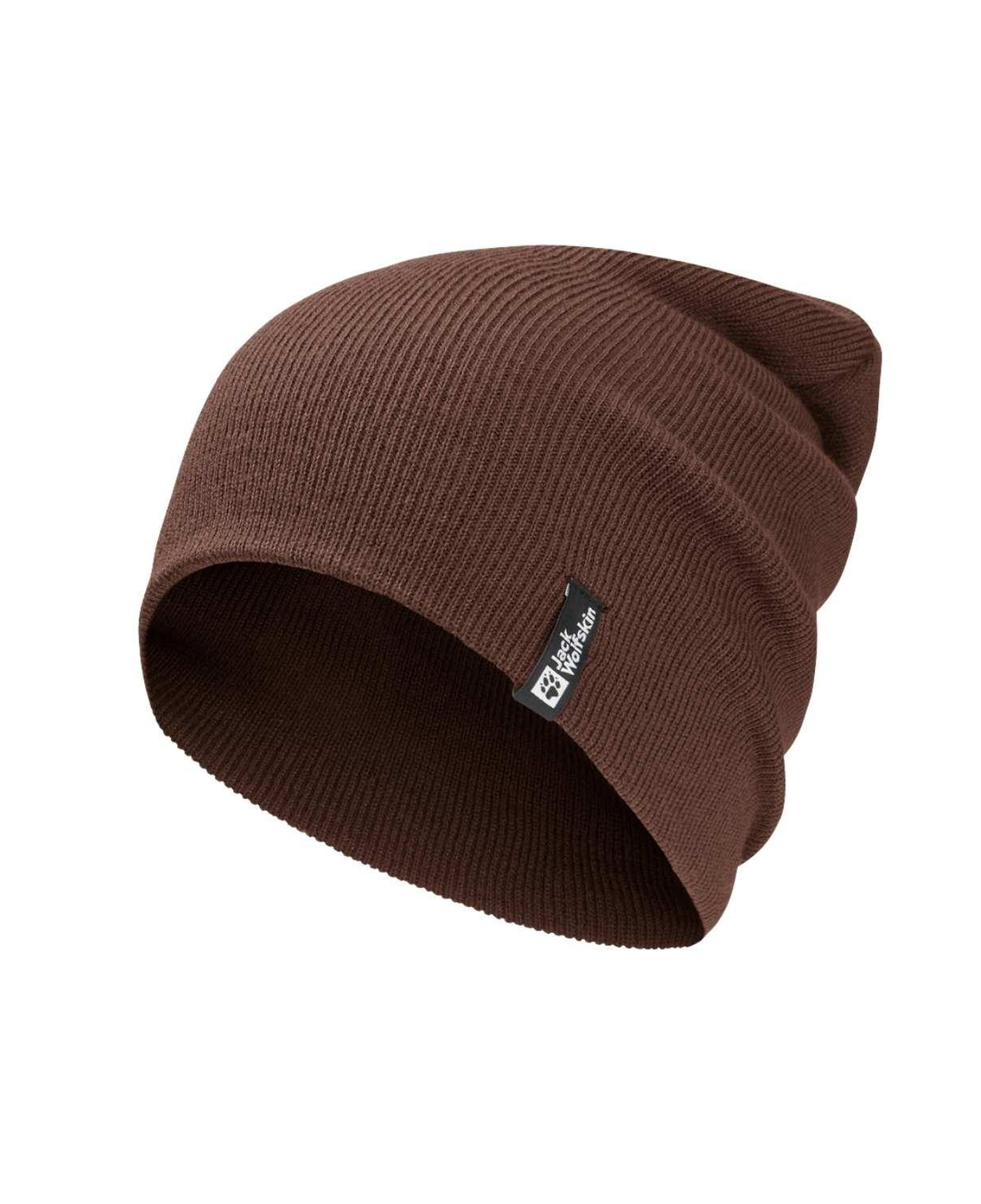 Jack Wolfskin Rib Beanie Unisex Kahverengi Bere