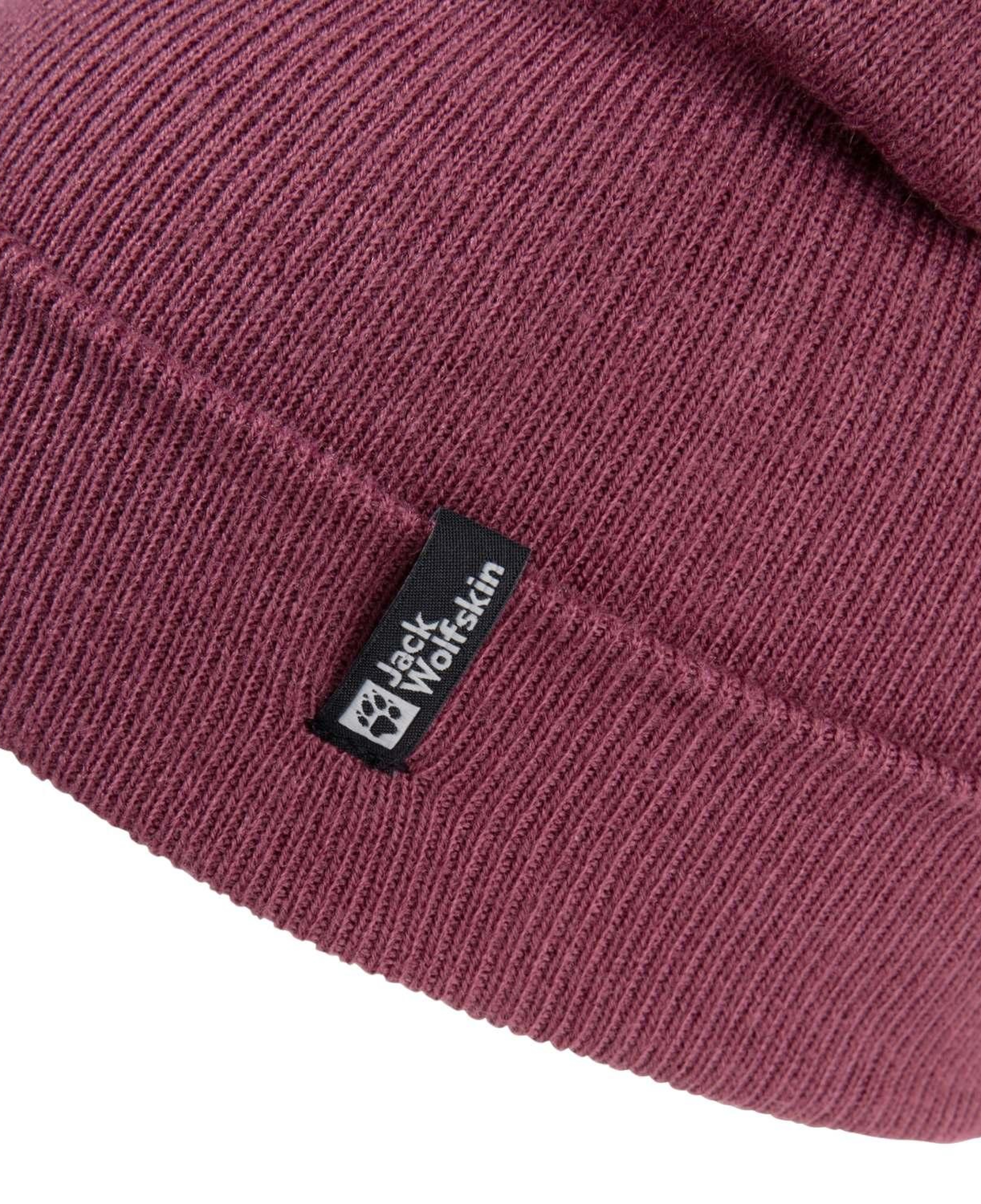 Jack Wolfskin Rib Beanie Unisex Pembe Bere