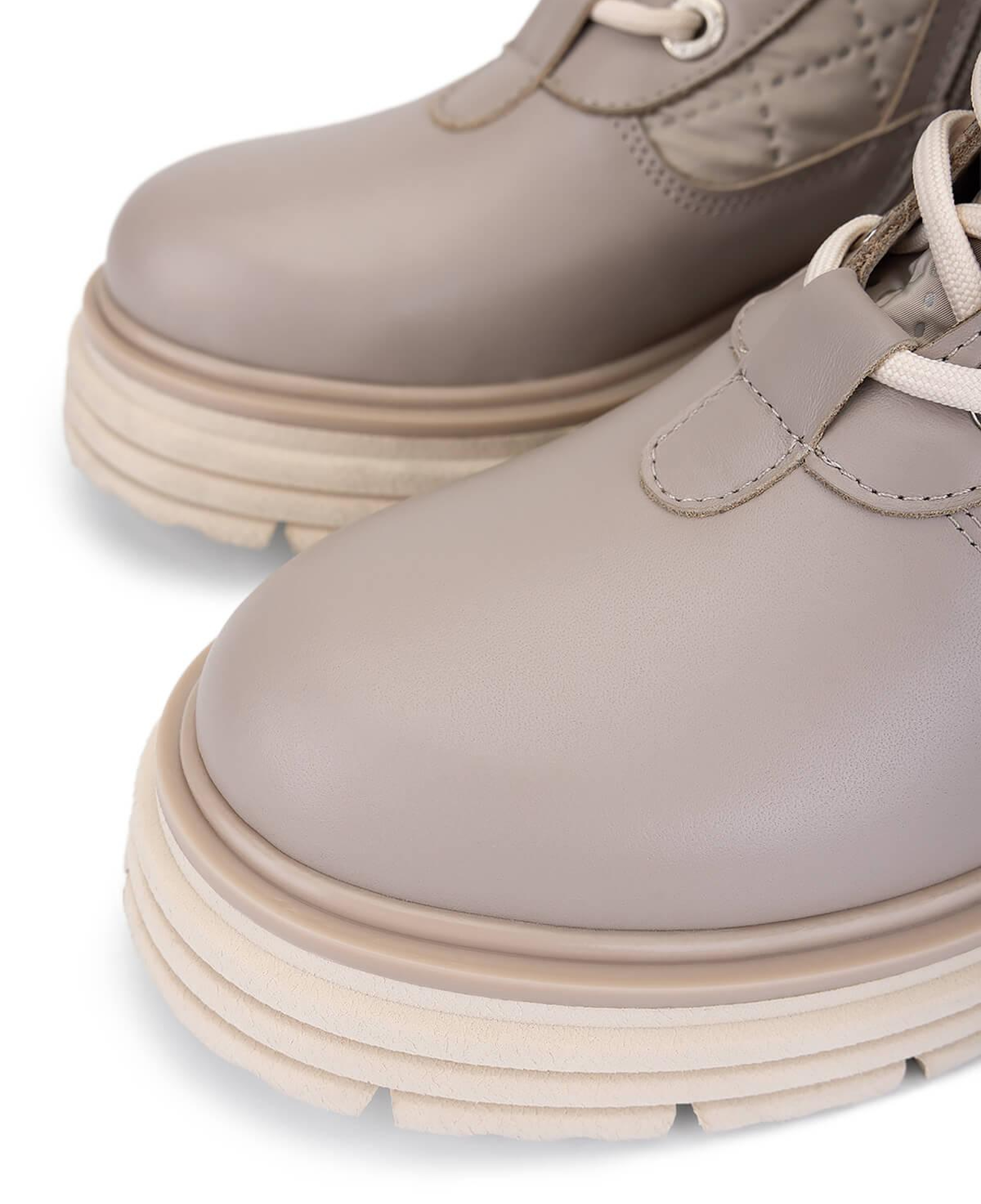 Tamer Tanca Kadın Hakiki Deri Bej Rugan Casual Bot