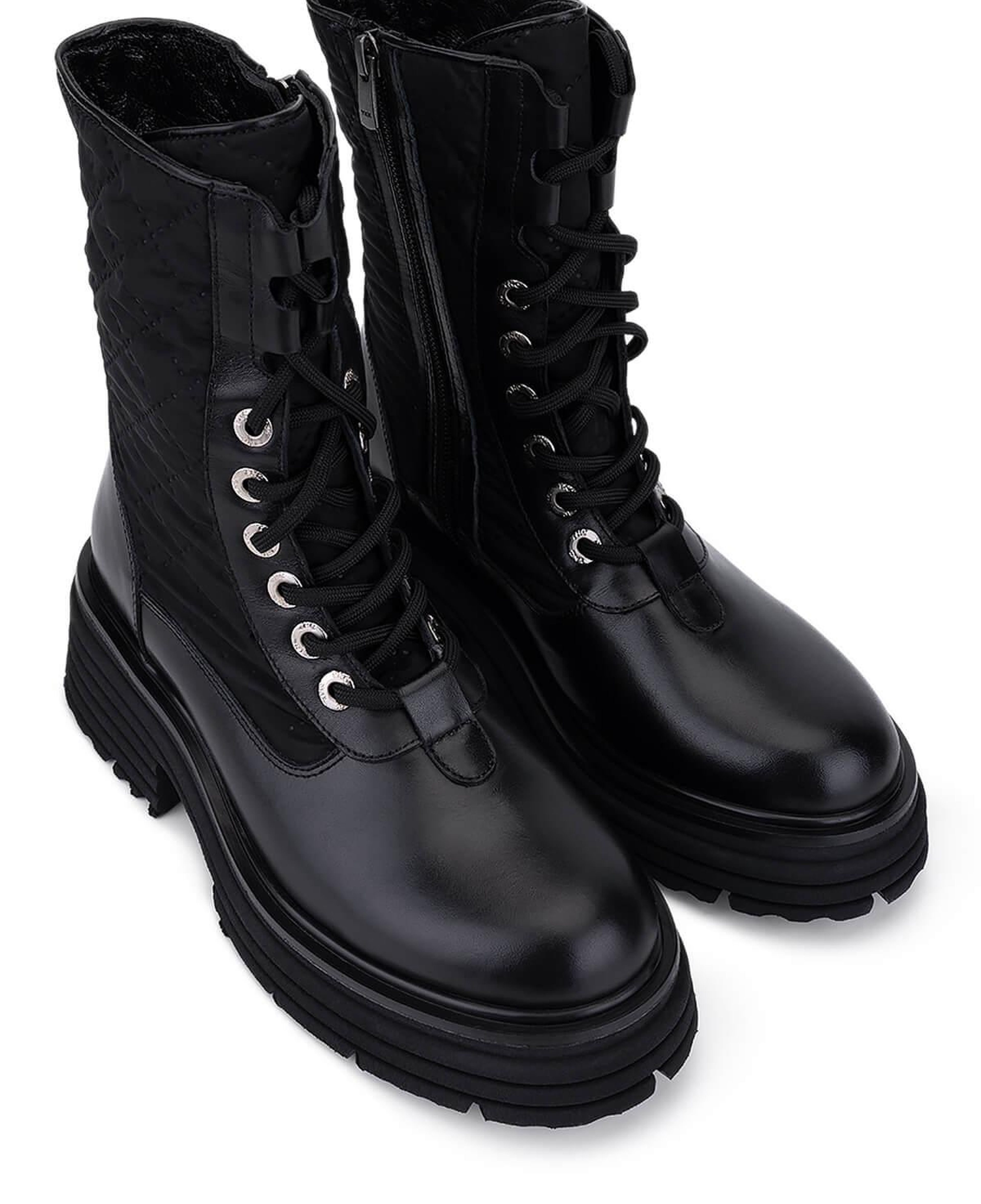 Tamer Tanca Kadın Hakiki Deri Siyah Deri Casual Bot