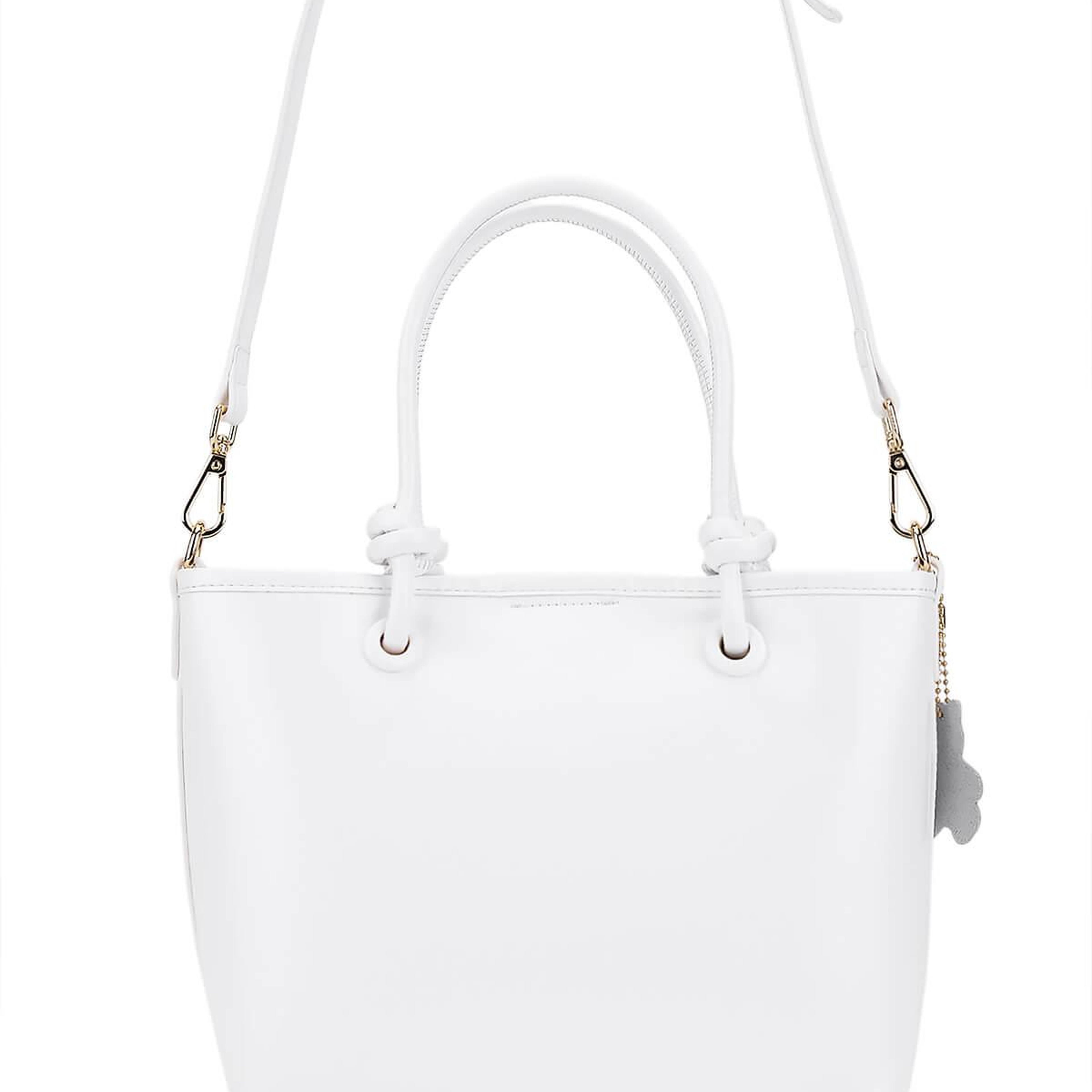 Tamer Tanca Kadın Suni Deri Beyaz Kol Çantası