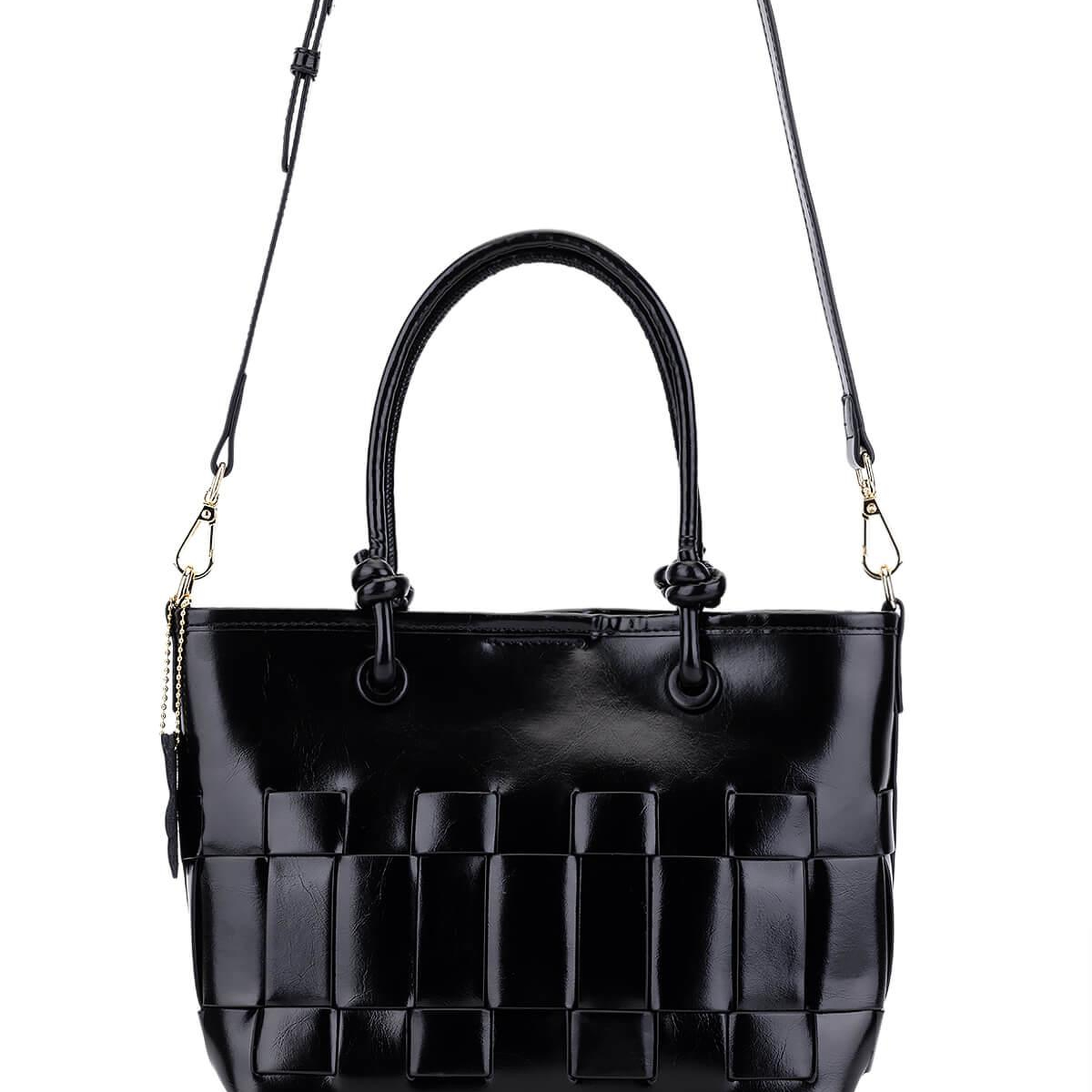 Tamer Tanca Kadın Suni Deri Siyah Kol Çantası