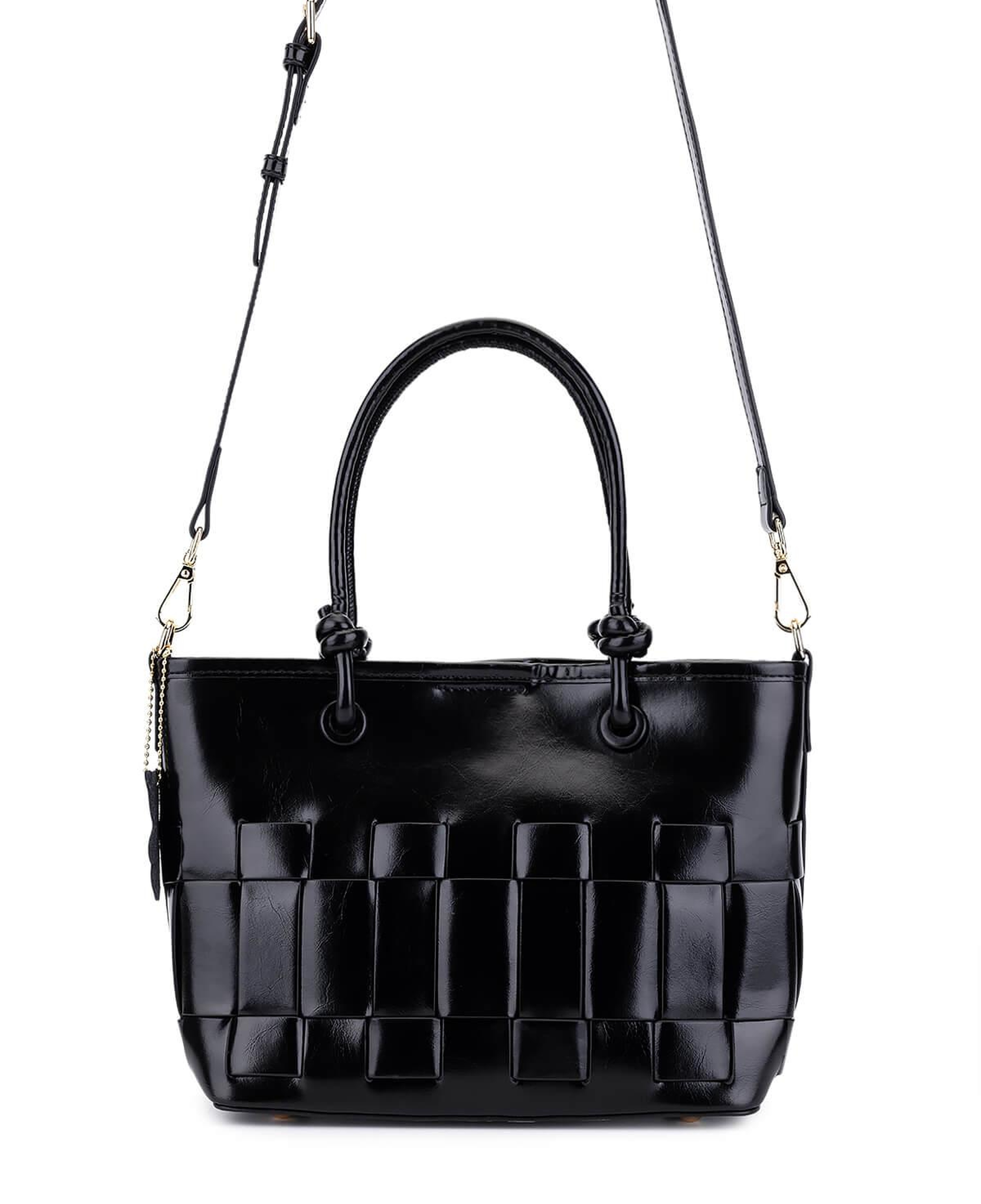 Tamer Tanca Kadın Suni Deri Siyah Kol Çantası