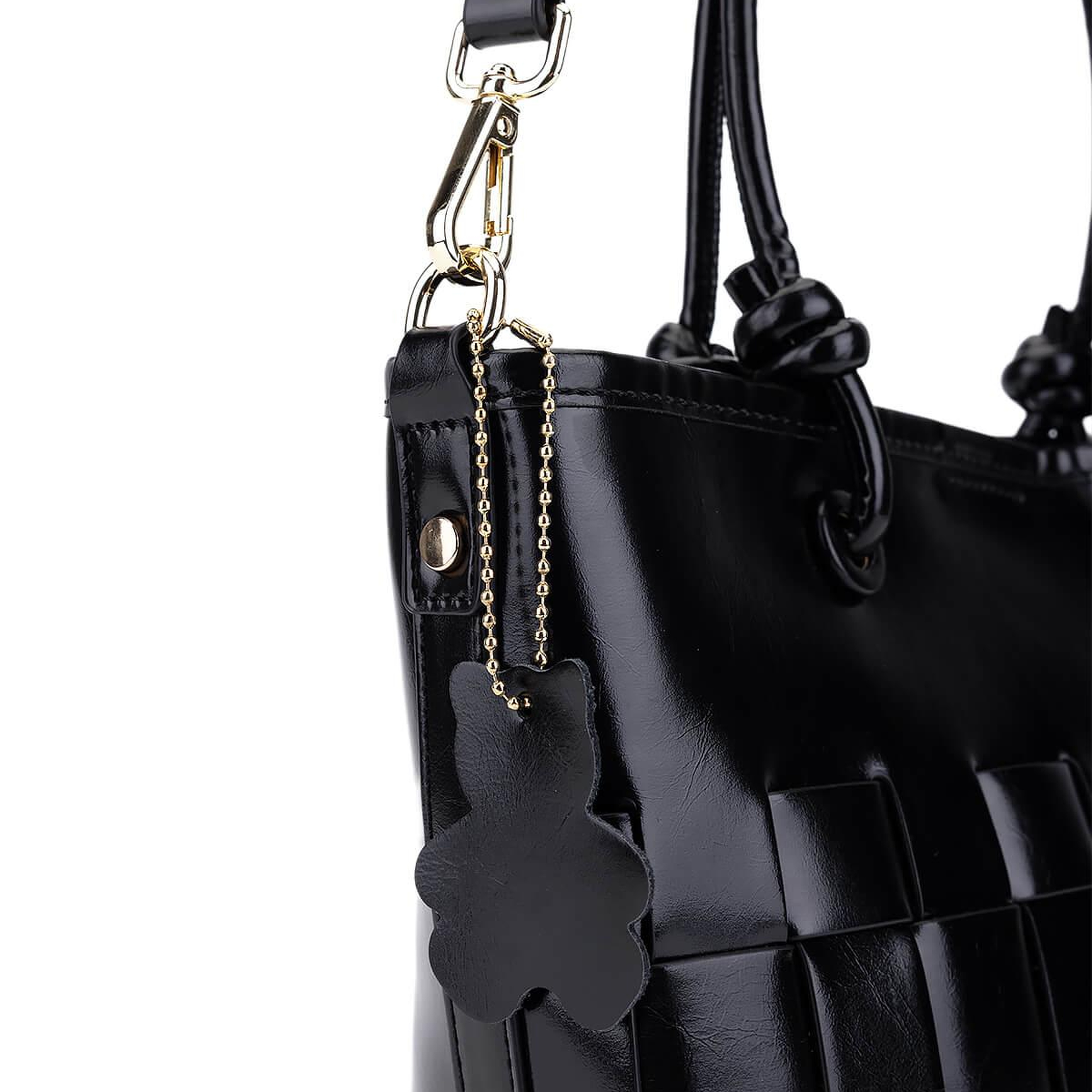 Tamer Tanca Kadın Suni Deri Siyah Kol Çantası