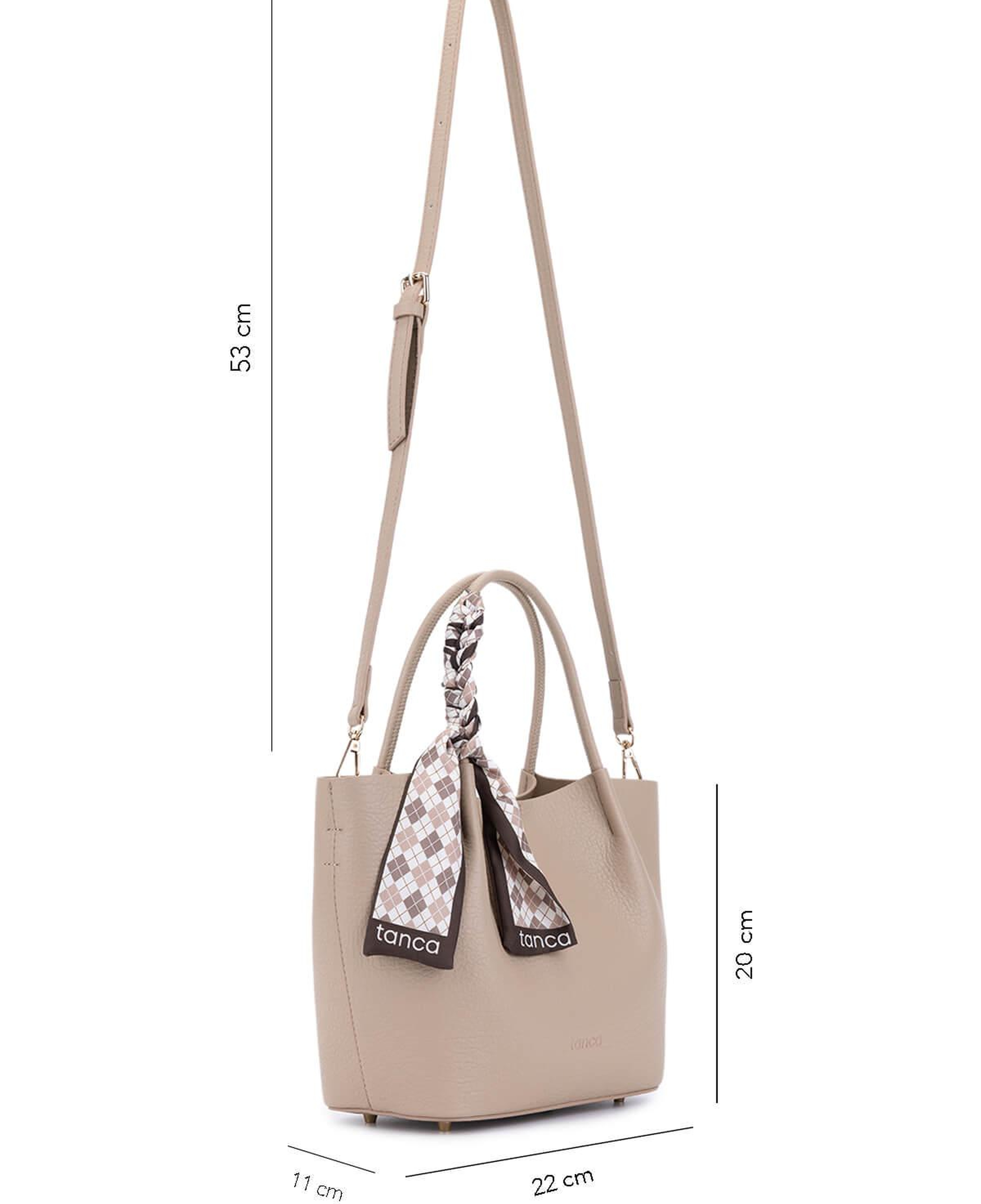 Tamer Tanca Kadın Suni Deri Vizon Kol Çantası