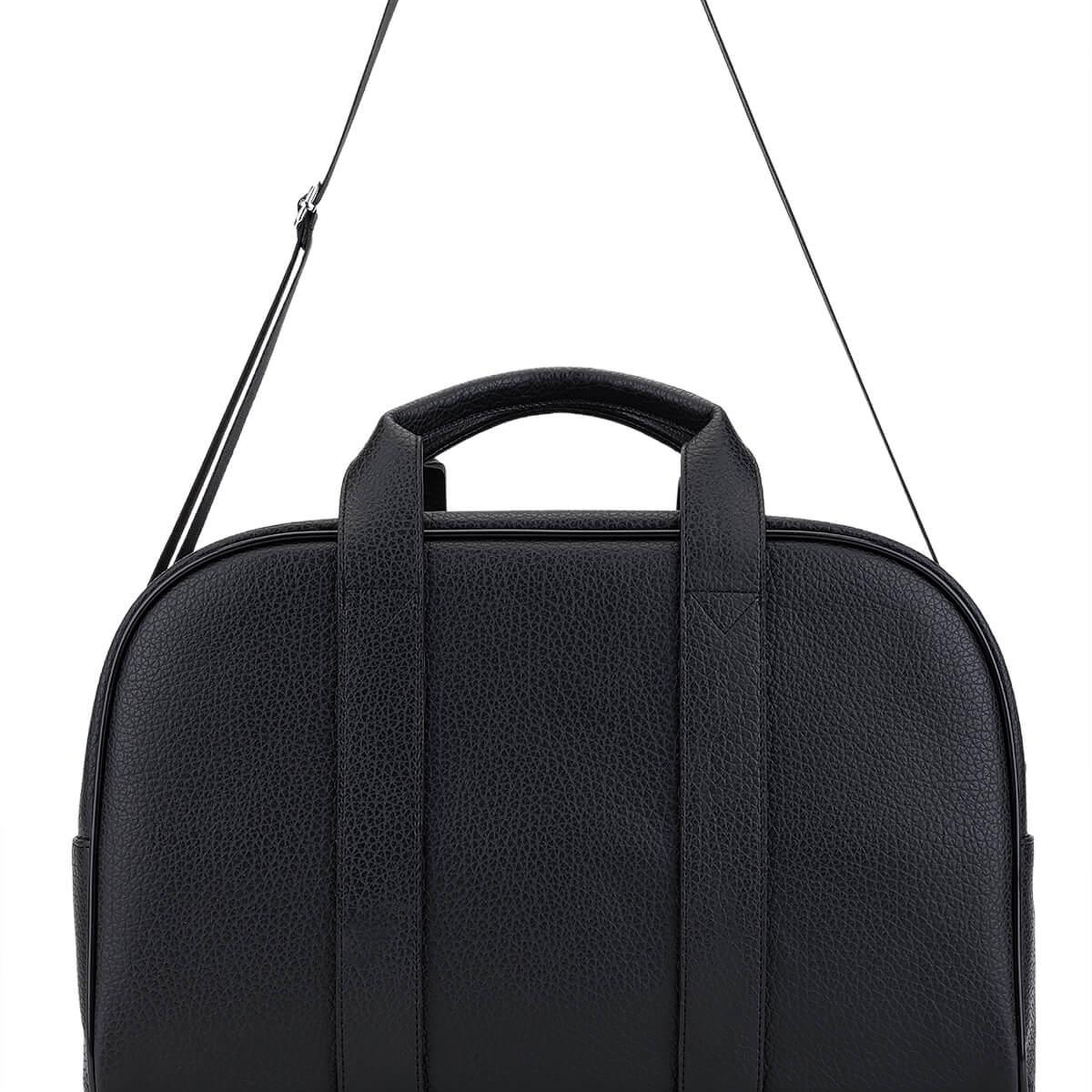 Tamer Tanca Erkek Suni Deri Siyah Floter El Valizi