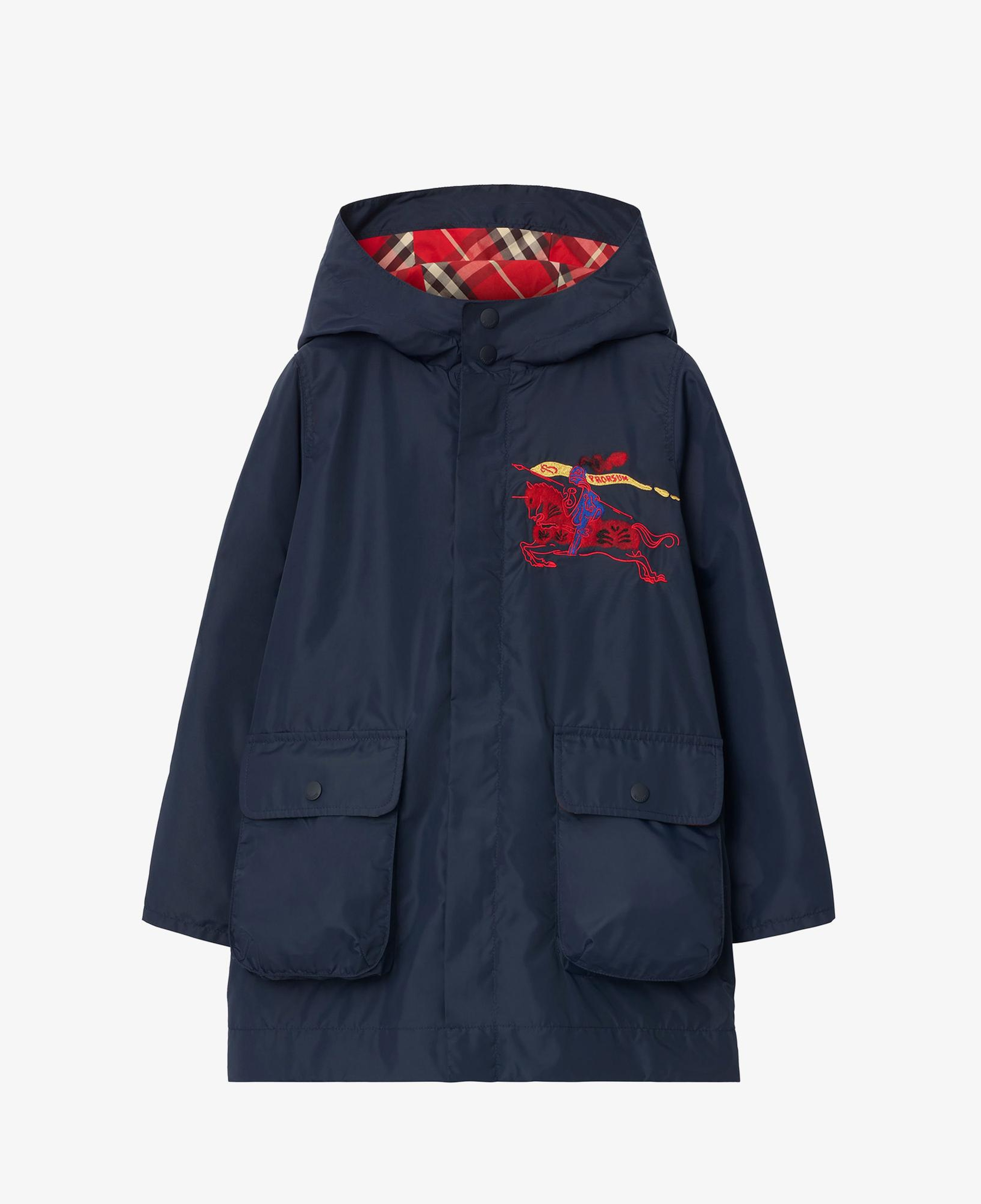 Burberry Watercolour Ekd Nylon Çocuk Lacivert Parka