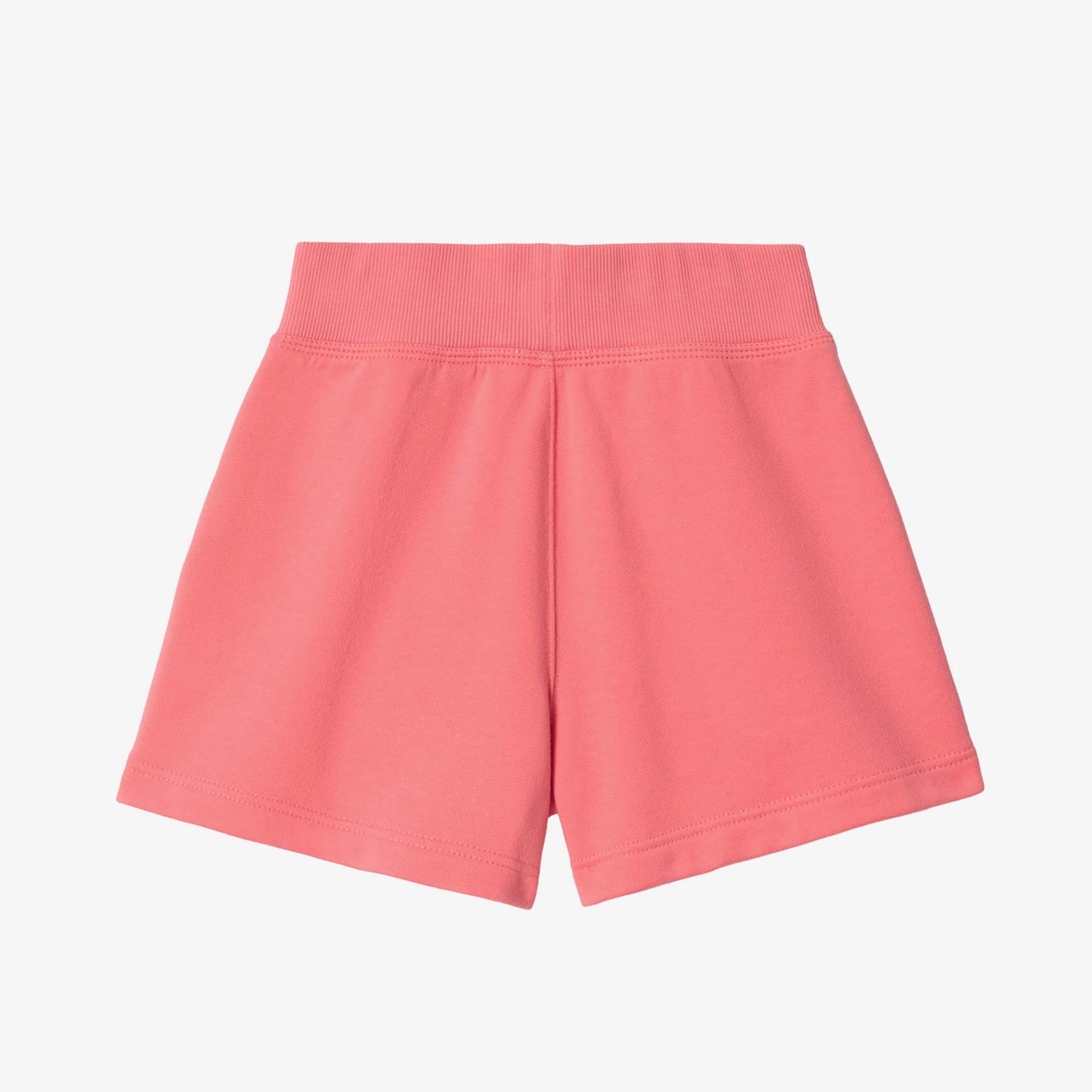 Burberry Check Trim Cotton Çocuk Pembe Şort