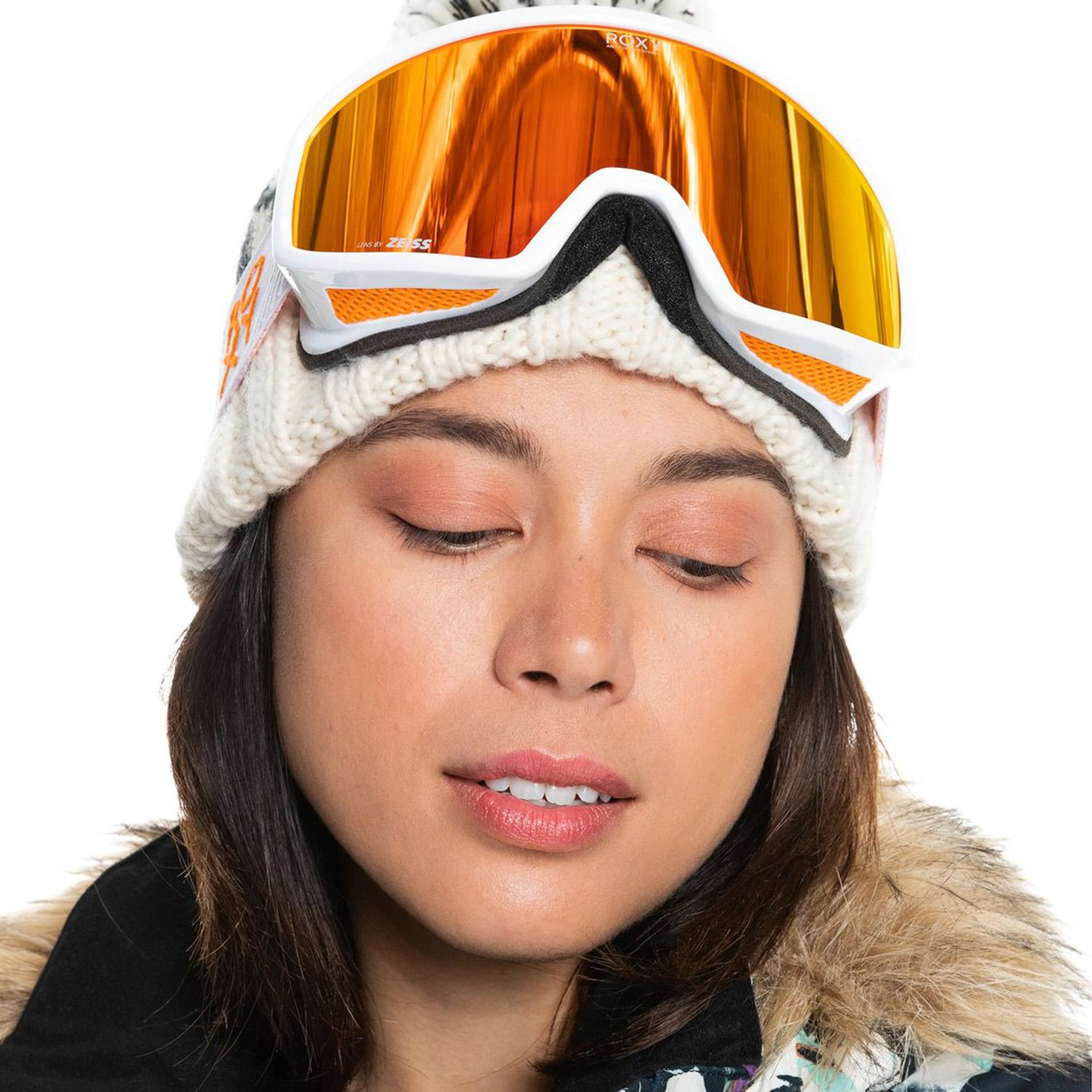 Roxy Kadın Goggle Feenity Color Luxe Beyaz