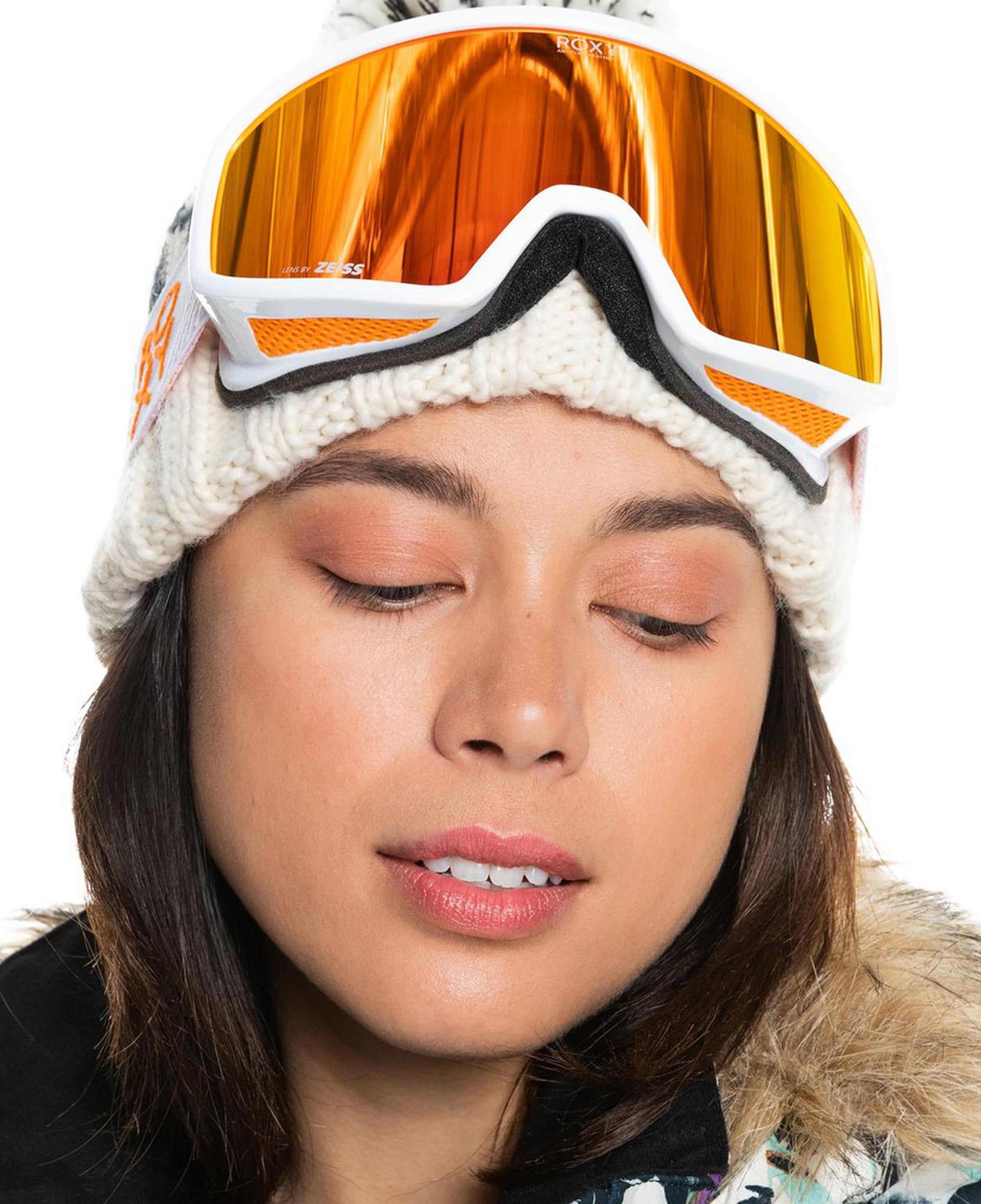 Roxy Kadın Goggle Feenity Color Luxe Beyaz