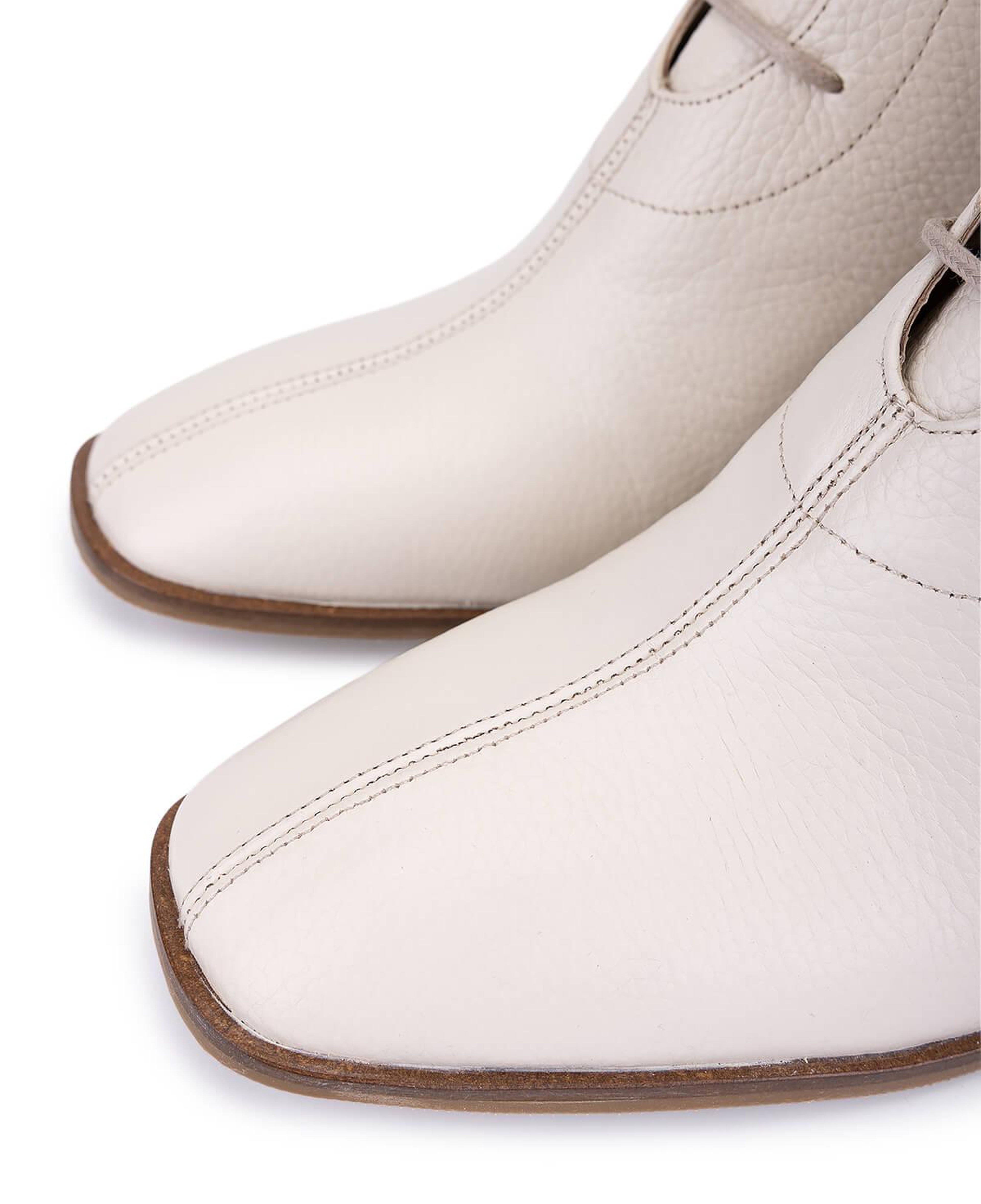 Tamer Tanca Kadın Hakiki Deri Bej Bot