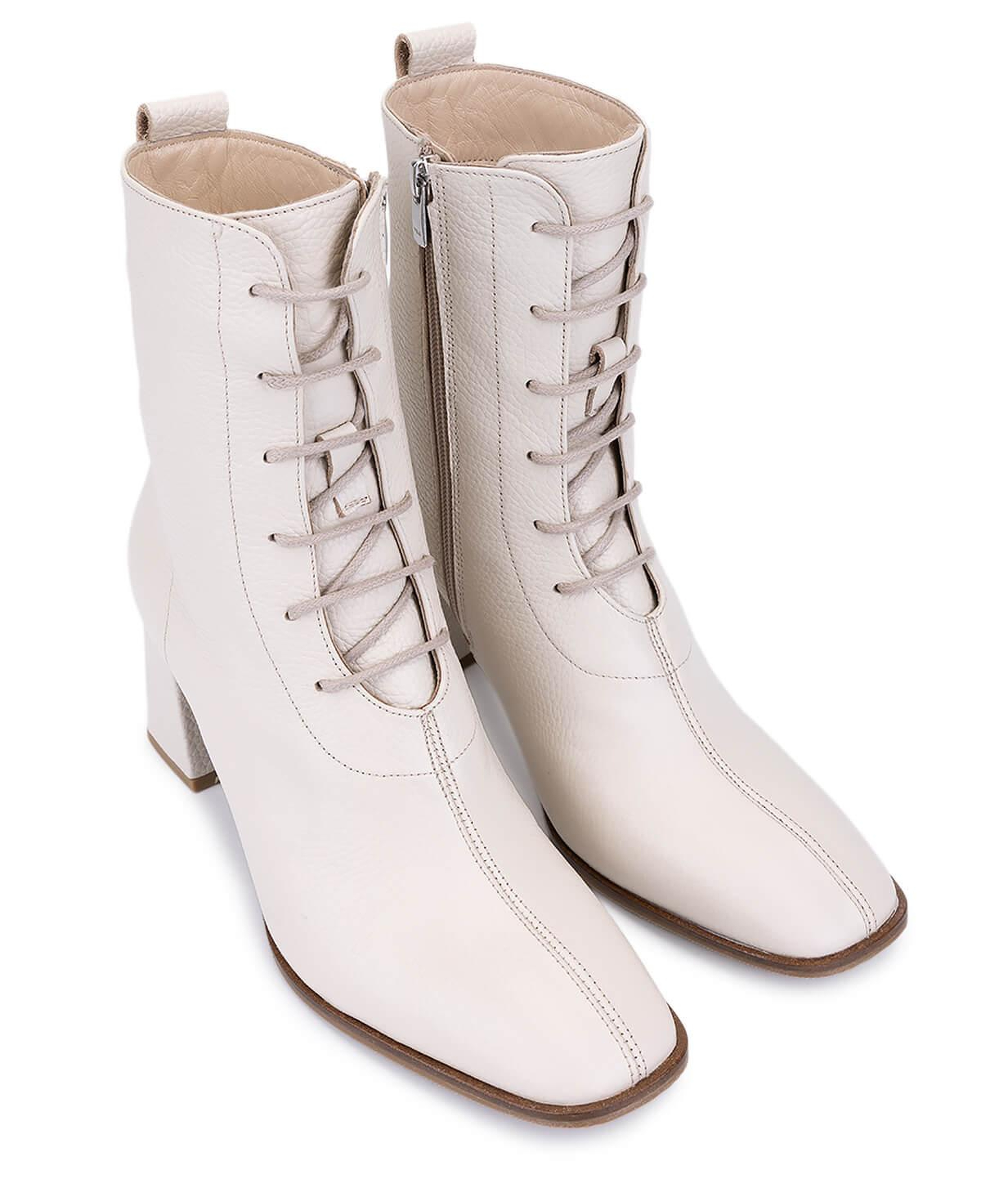 Tamer Tanca Kadın Hakiki Deri Bej Bot