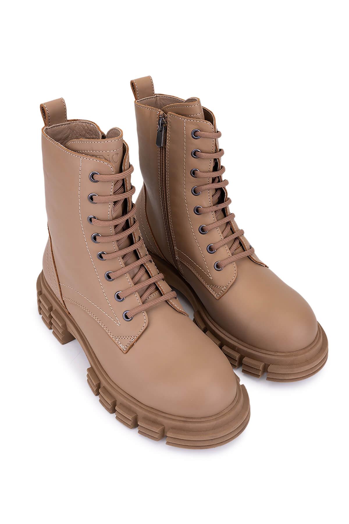 Tamer Tanca Kadın Hakiki Deri Vizon POSTAL Bot