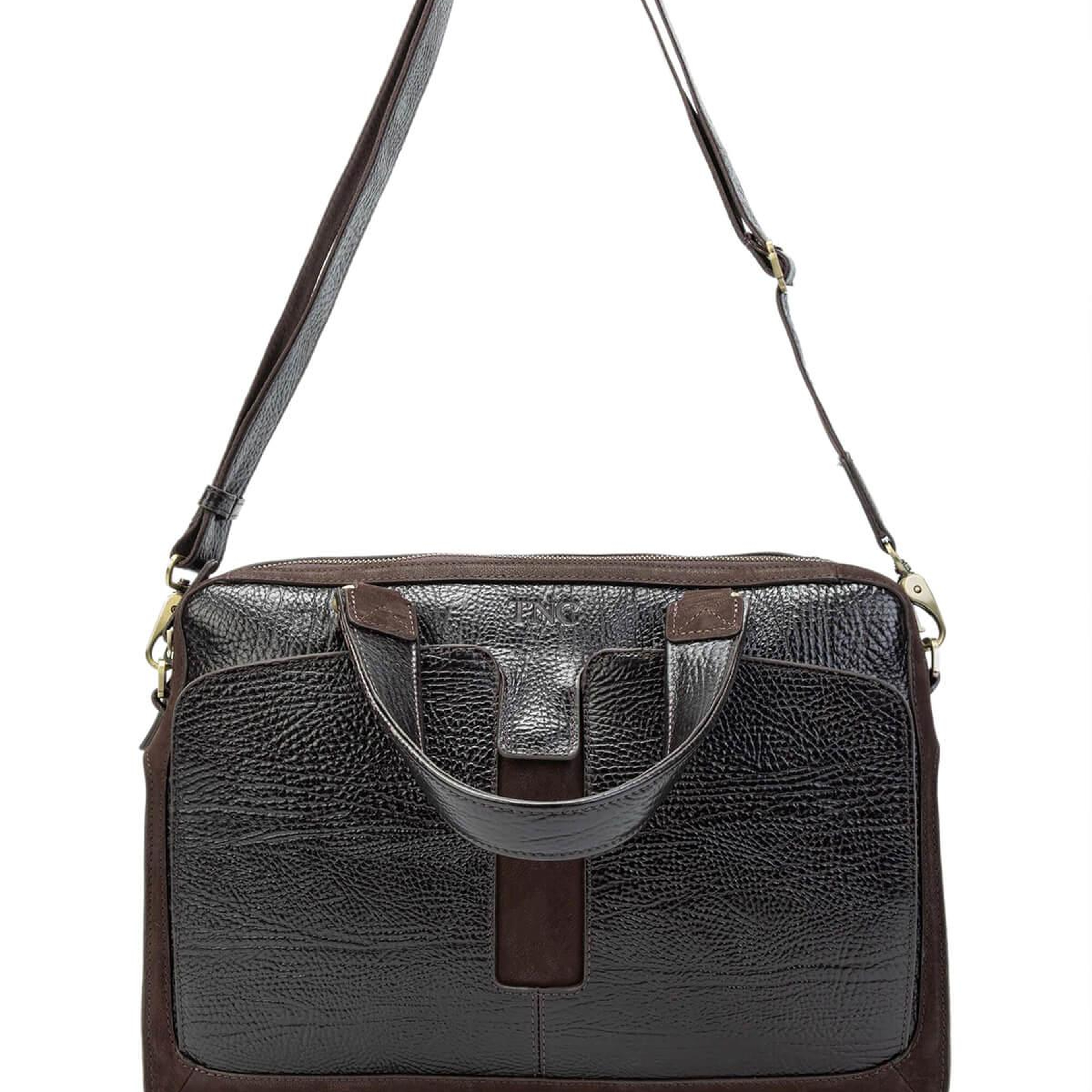 Tamer Tanca Erkek Hakiki Deri Kahverengi Evrak Çantası