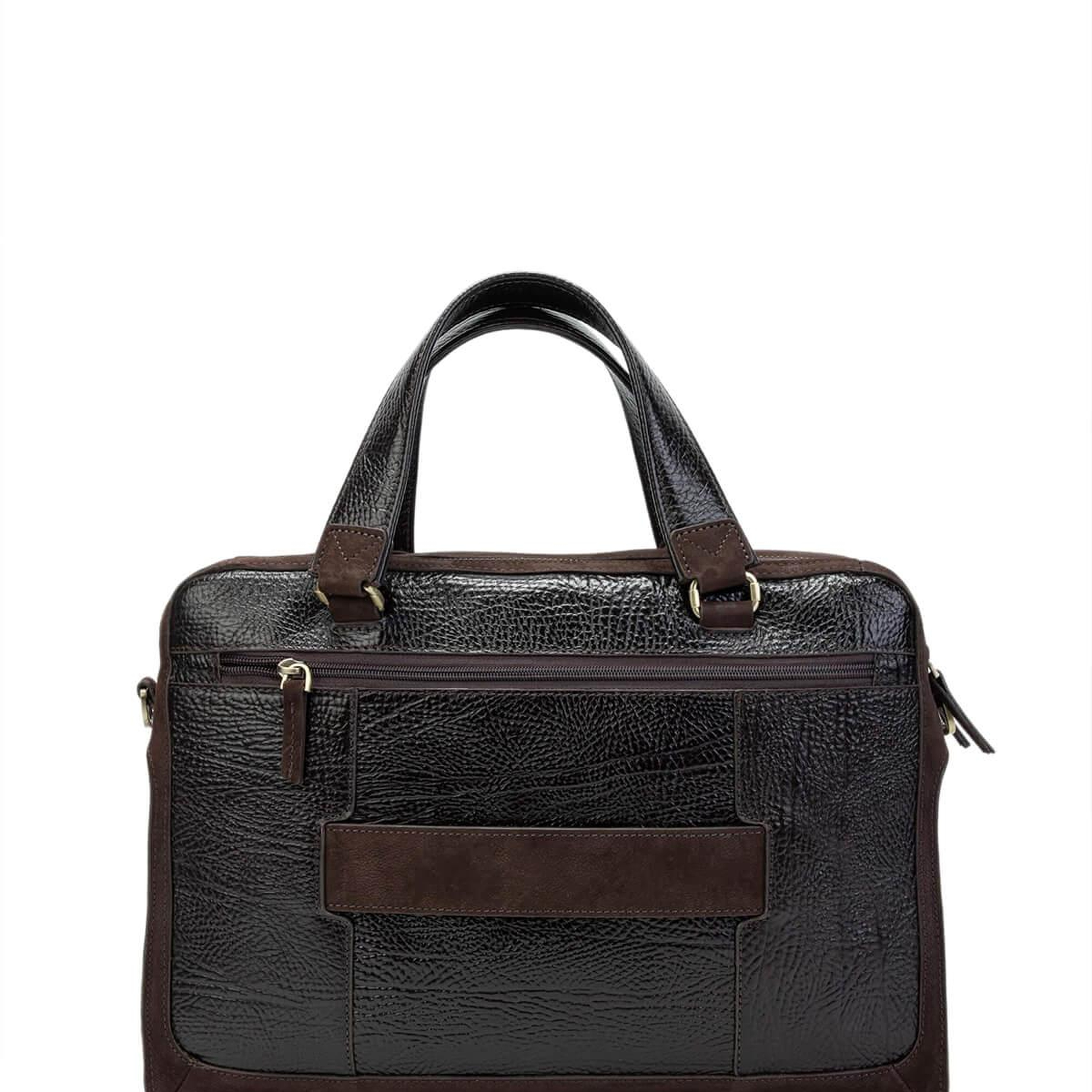 Tamer Tanca Erkek Hakiki Deri Kahverengi Evrak Çantası