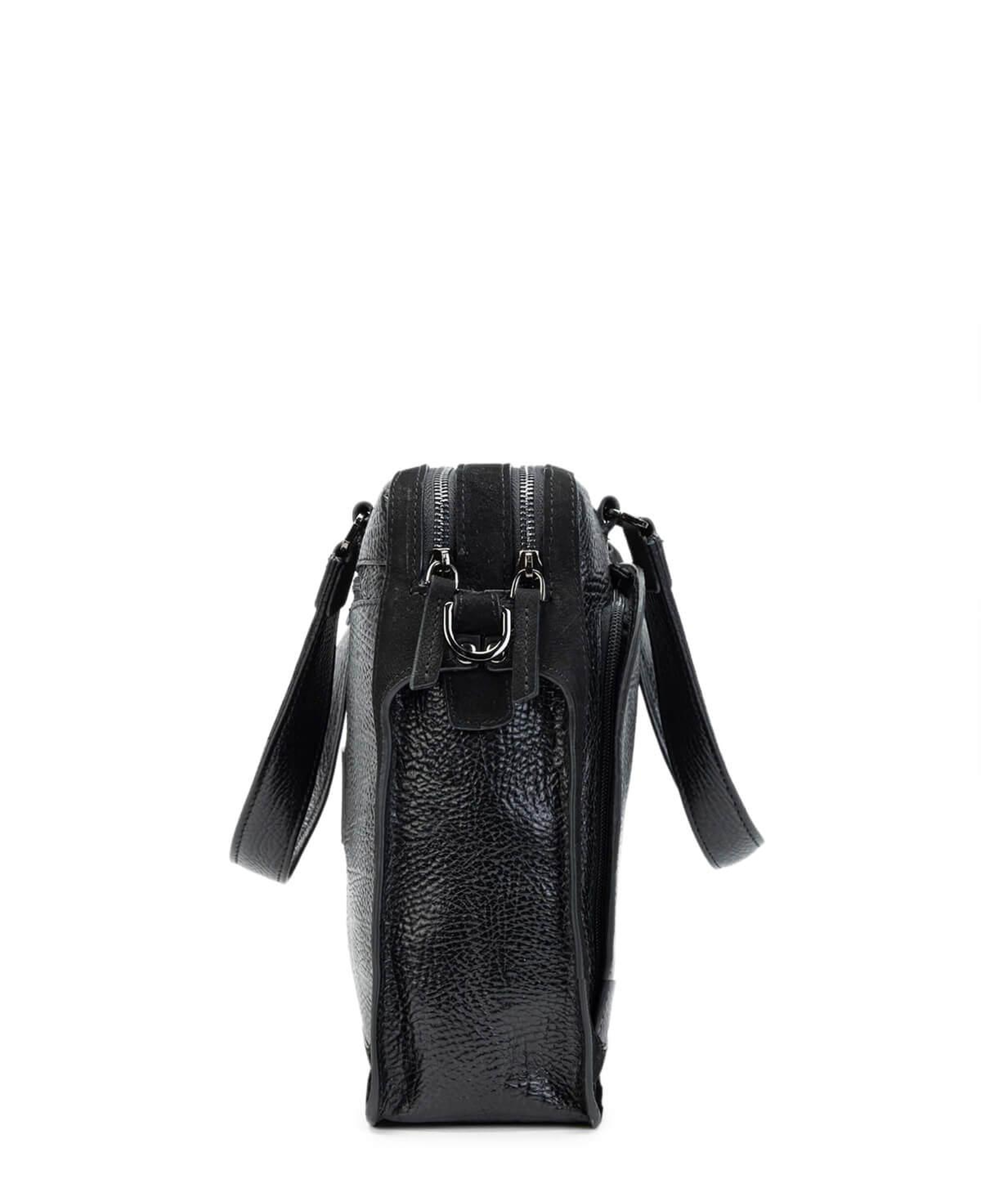 Tamer Tanca Erkek Hakiki Deri Siyah Evrak Çantası