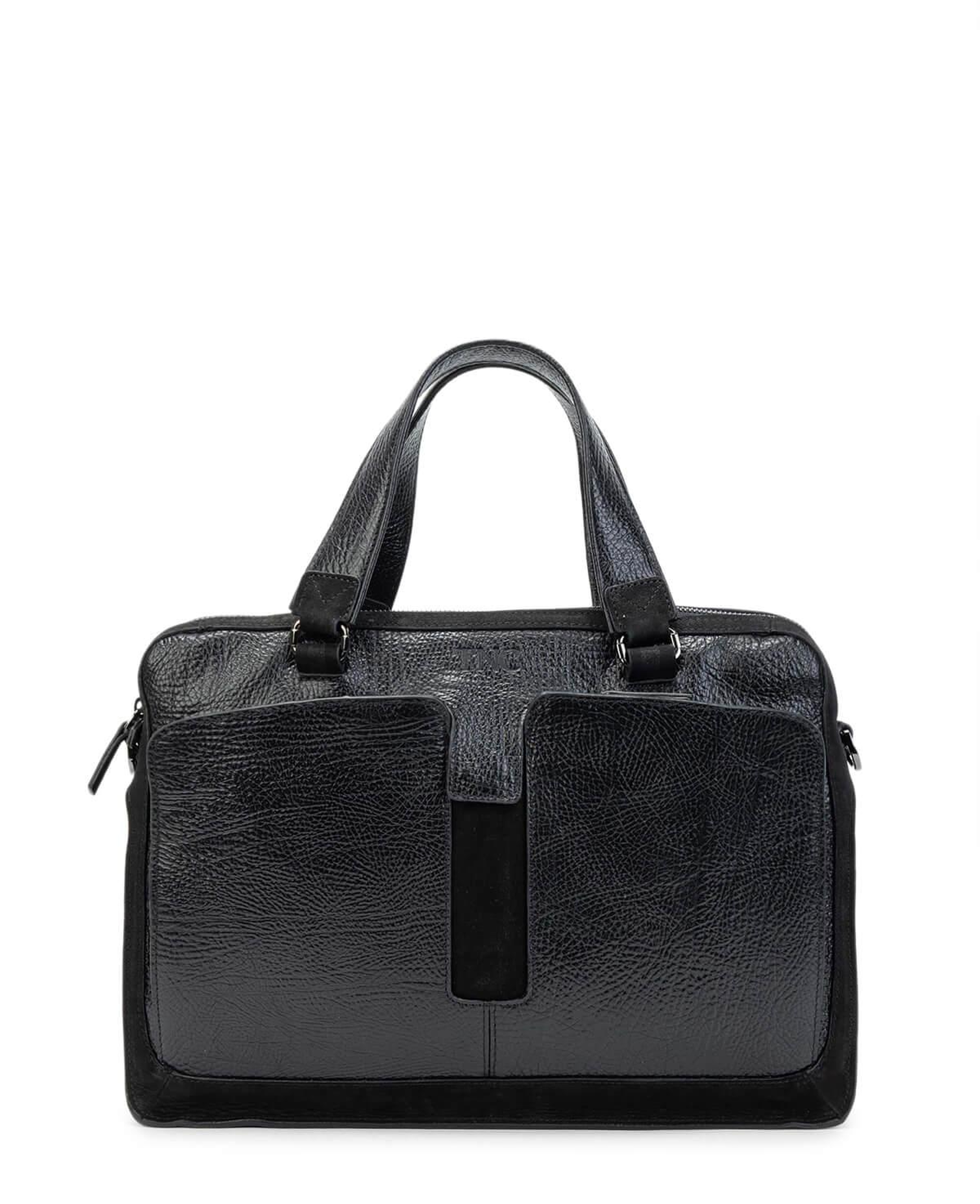 Tamer Tanca Erkek Hakiki Deri Siyah Evrak Çantası