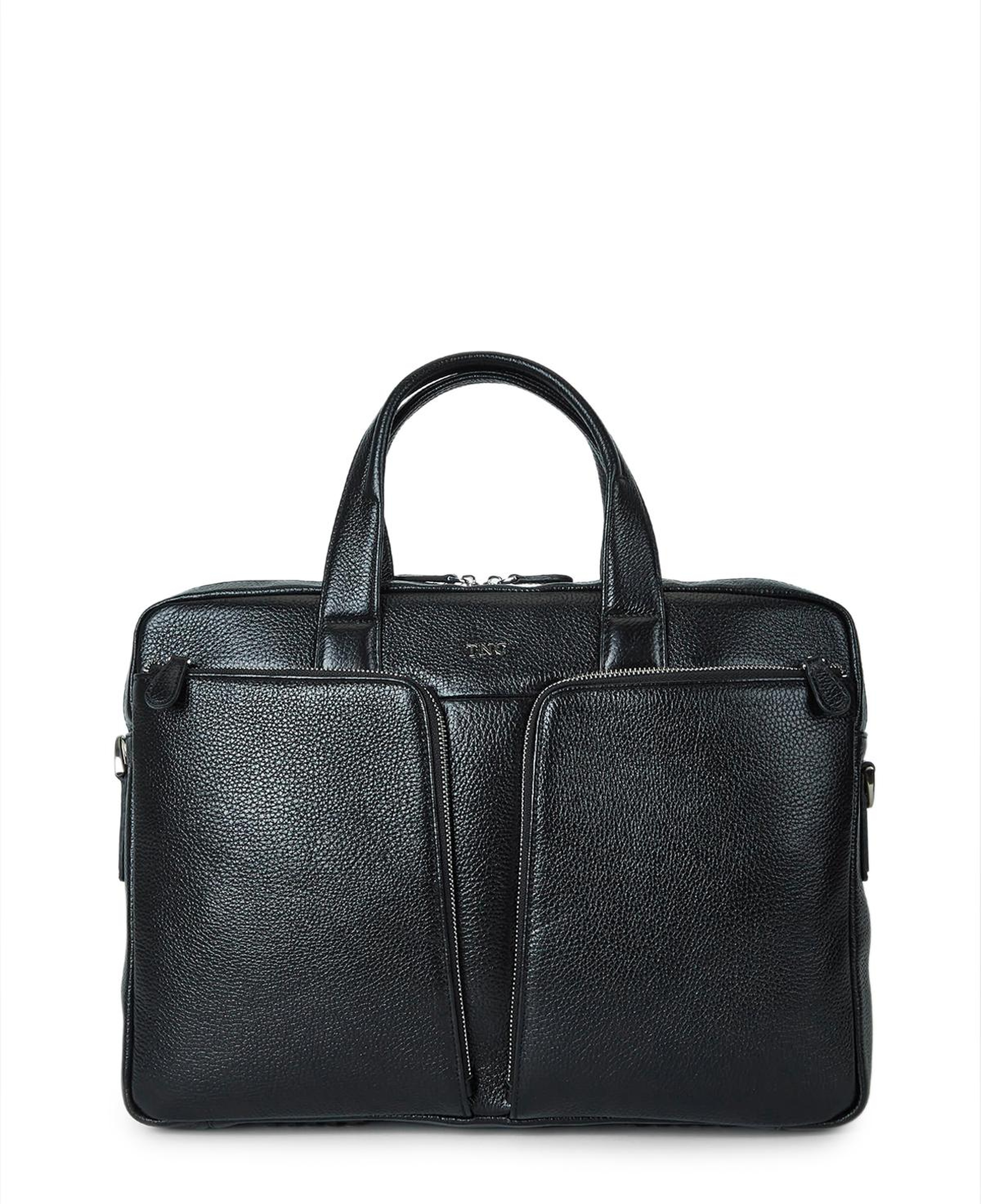 Tamer Tanca Erkek Hakiki Deri Siyah Evrak Çantası