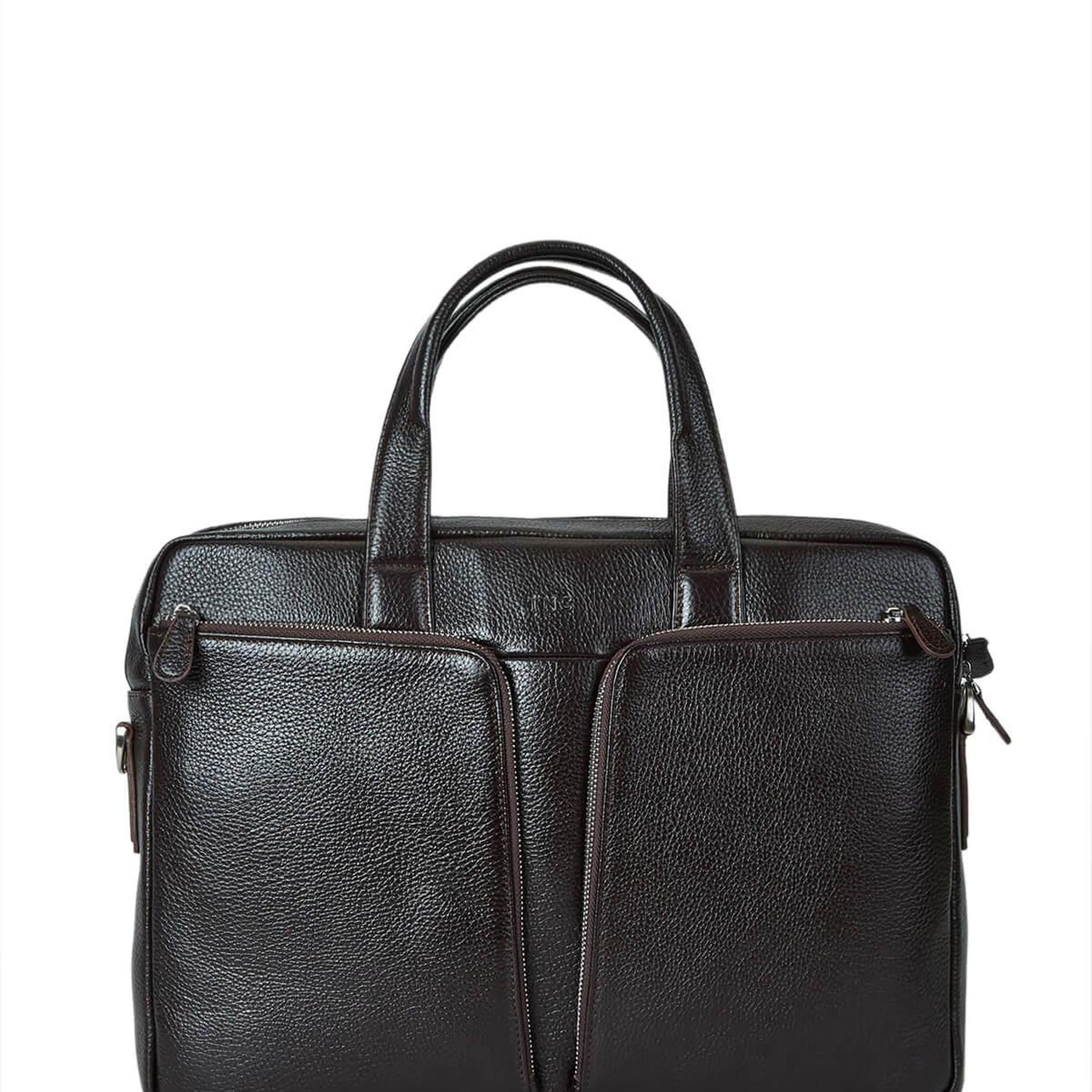 Tamer Tanca Erkek Hakiki Deri Kahverengi Evrak Çantası