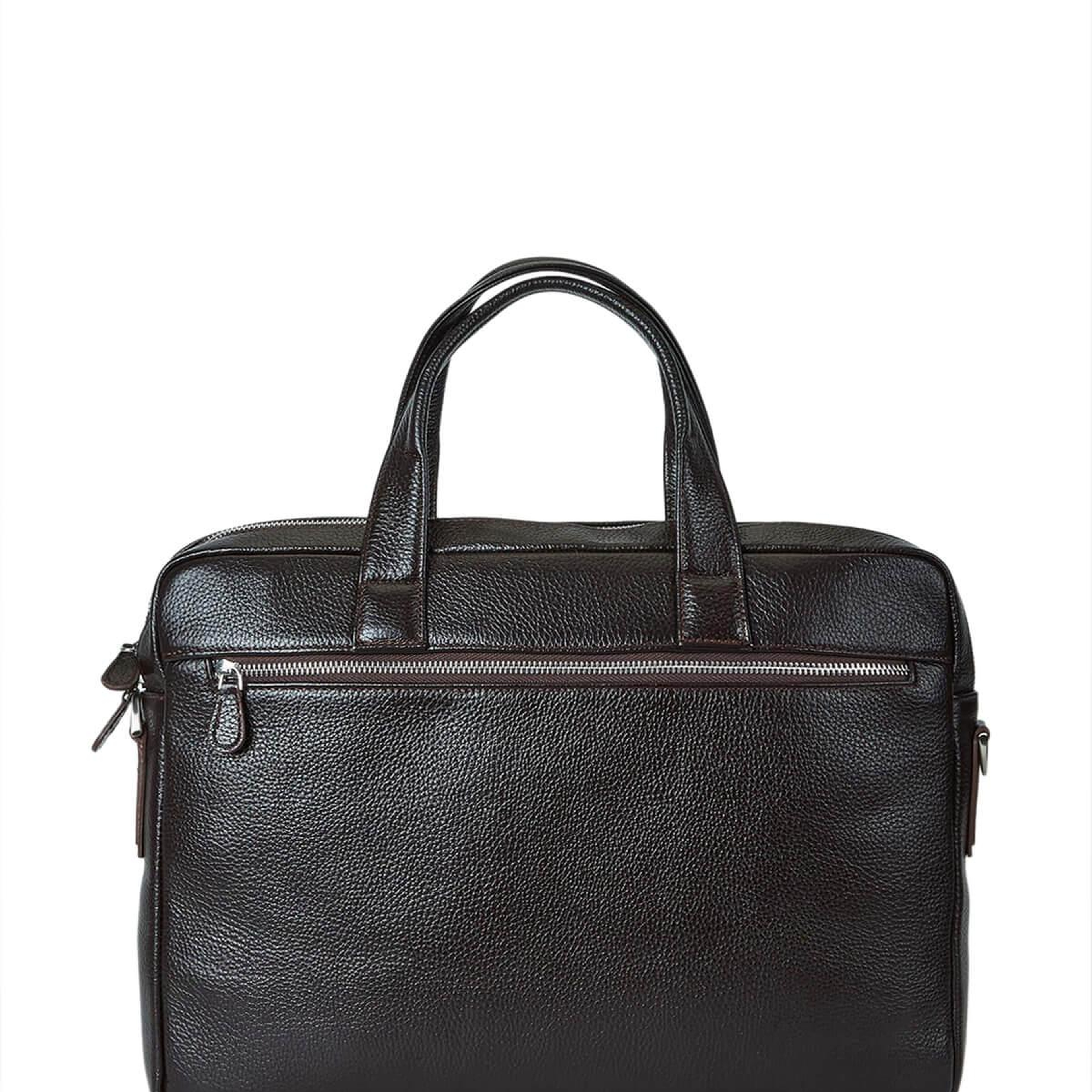 Tamer Tanca Erkek Hakiki Deri Kahverengi Evrak Çantası