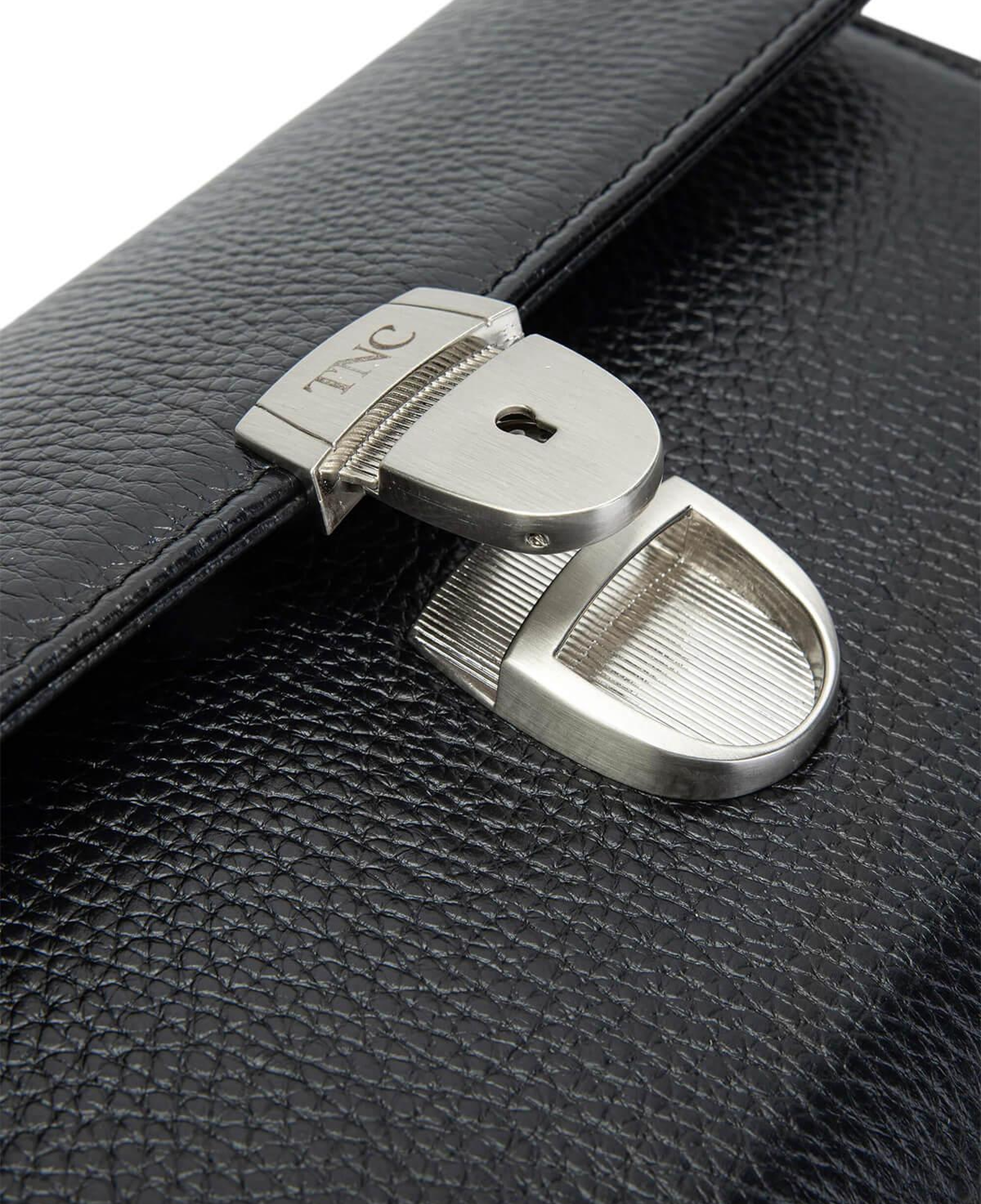 Tamer Tanca Erkek Hakiki Deri Siyah El Çantası