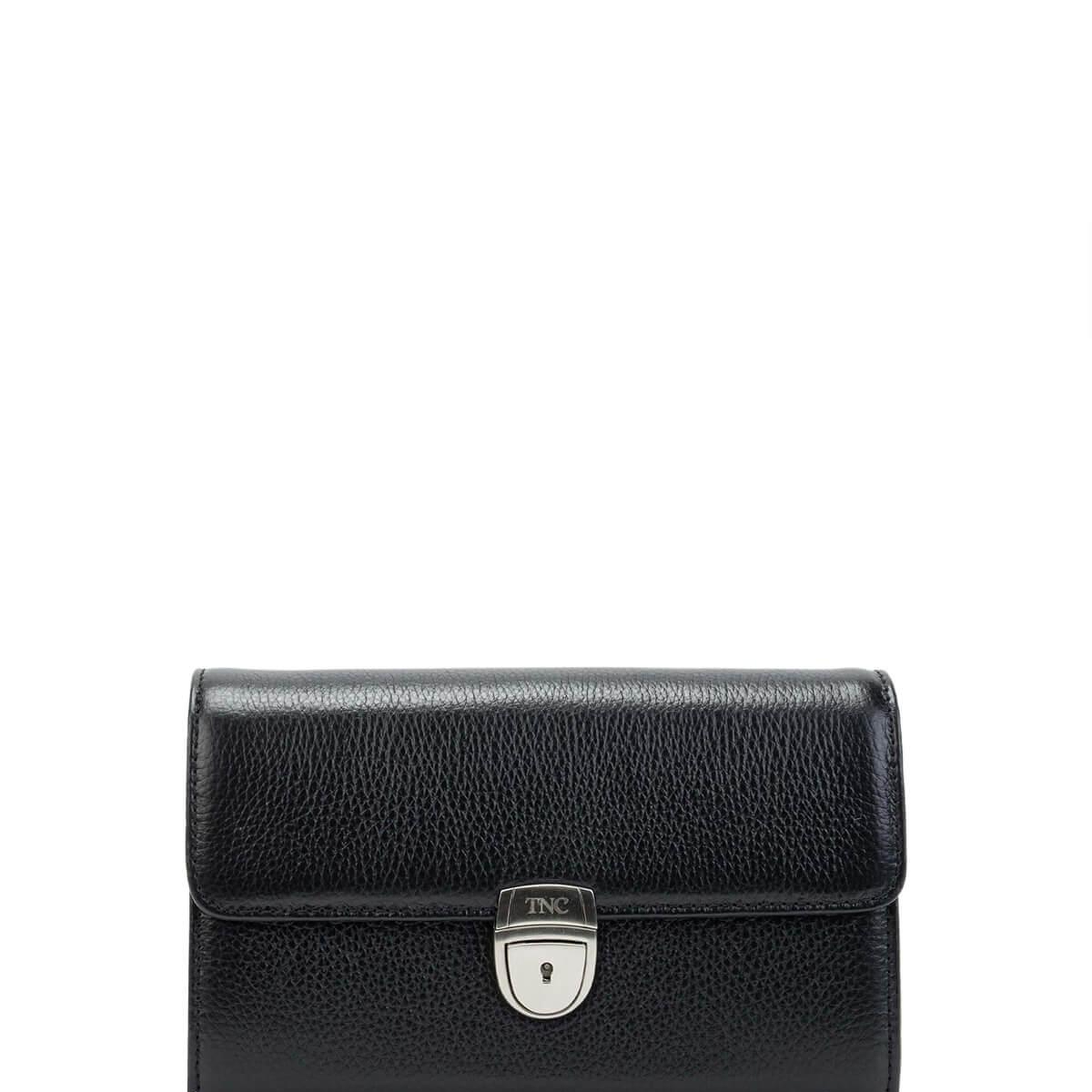 Tamer Tanca Erkek Hakiki Deri Siyah El Çantası