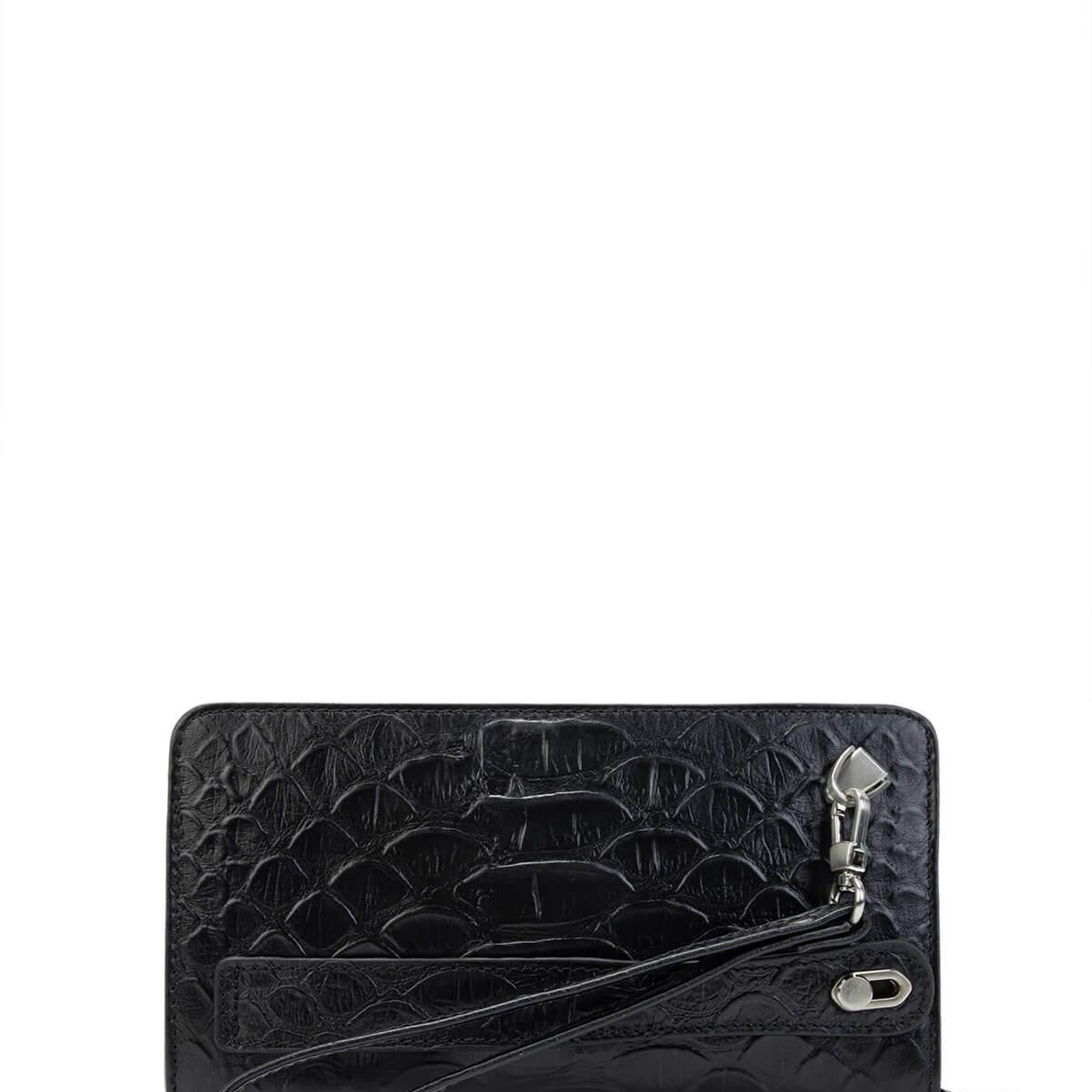 Tamer Tanca Erkek Hakiki Deri Siyah El Çantası