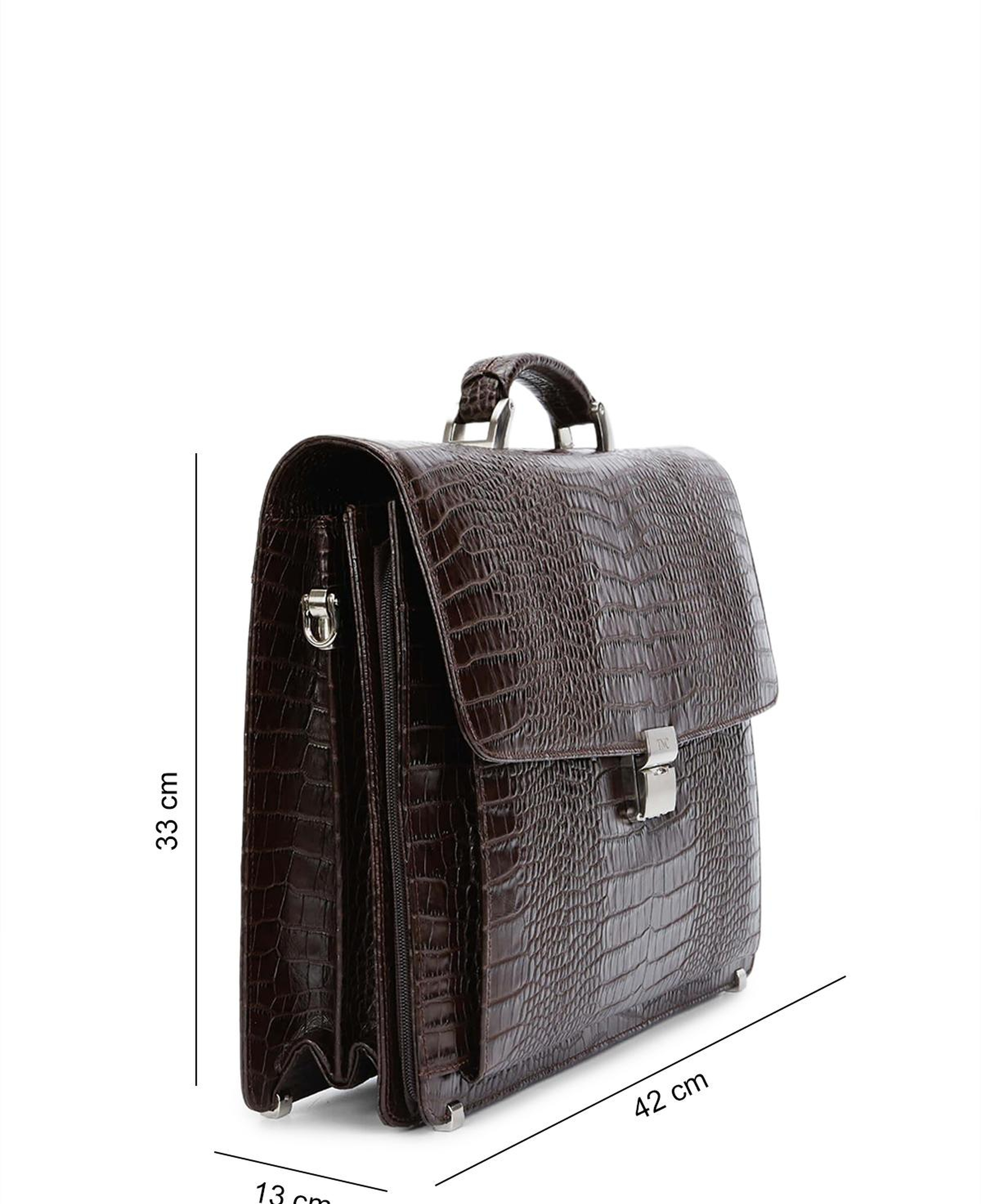 Tamer Tanca Erkek Hakiki Deri Kahverengi Evrak Çantası