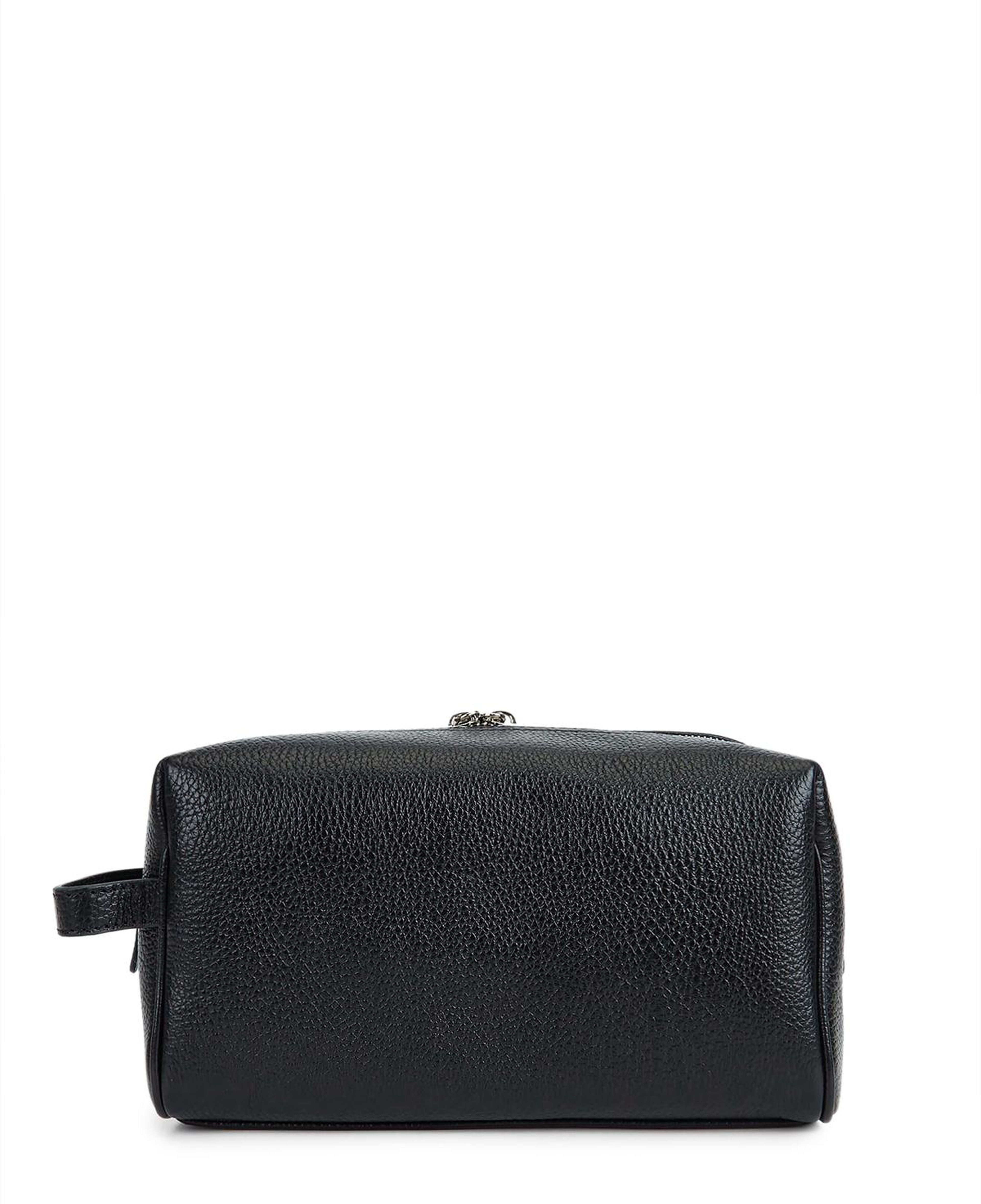 Tamer Tanca Erkek Hakiki Deri Siyah Traş Çantası