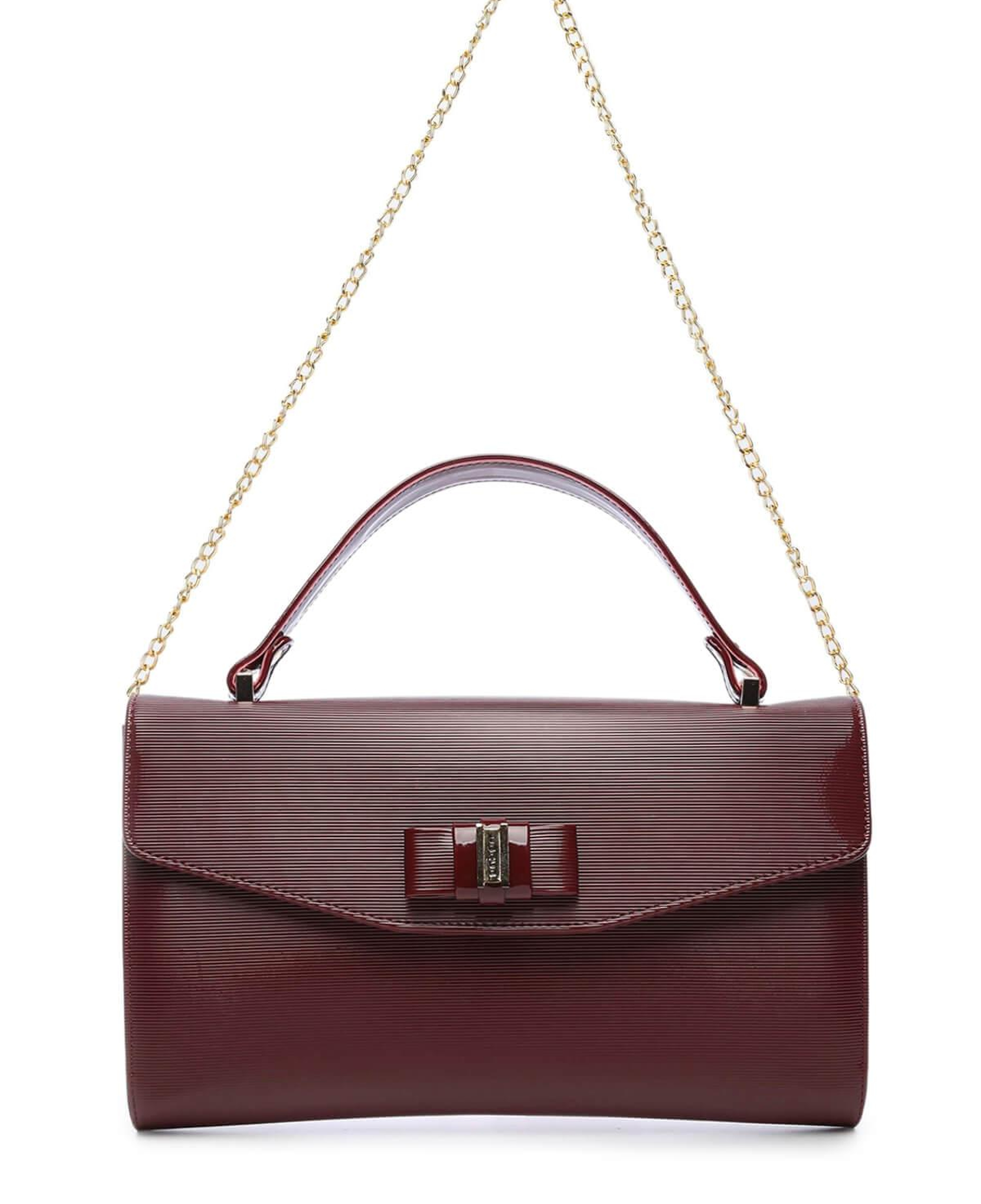 Tamer Tanca Kadın Vegan Bordo El Çantası