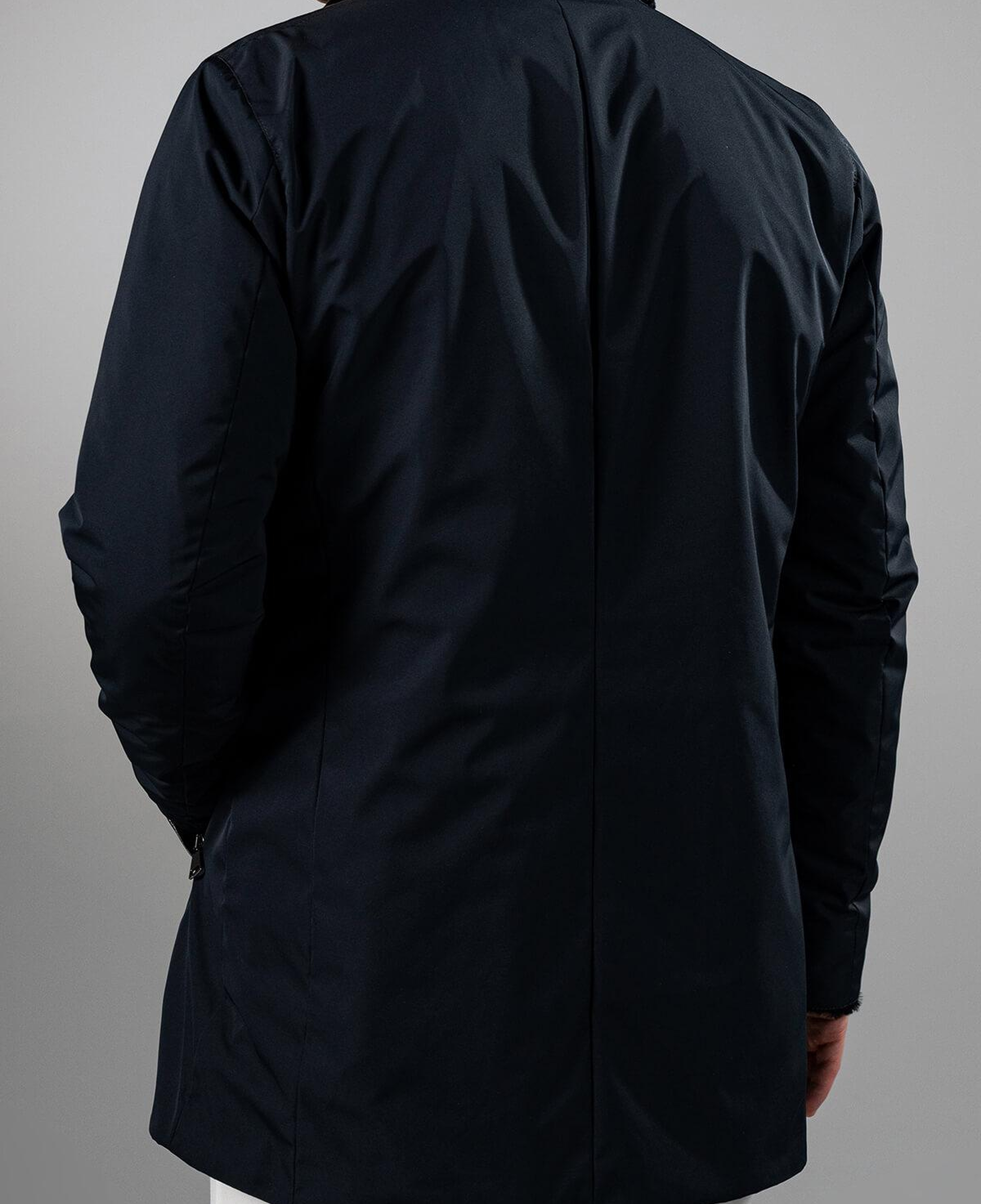 Tamer Tanca Erkek Tekstil & Deri Lacivert Mont