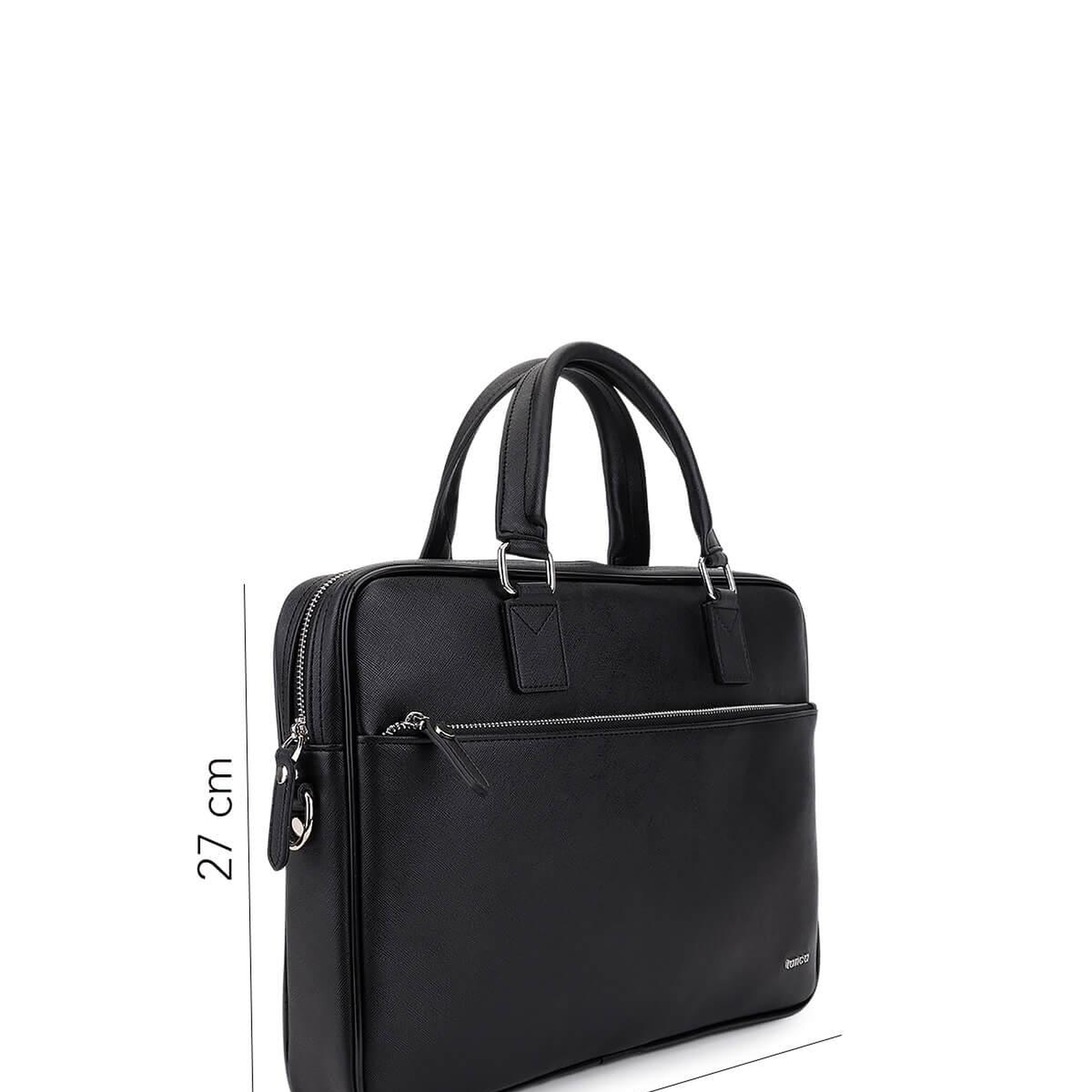 Tamer Tanca Erkek Suni Deri Siyah Evrak Çantası