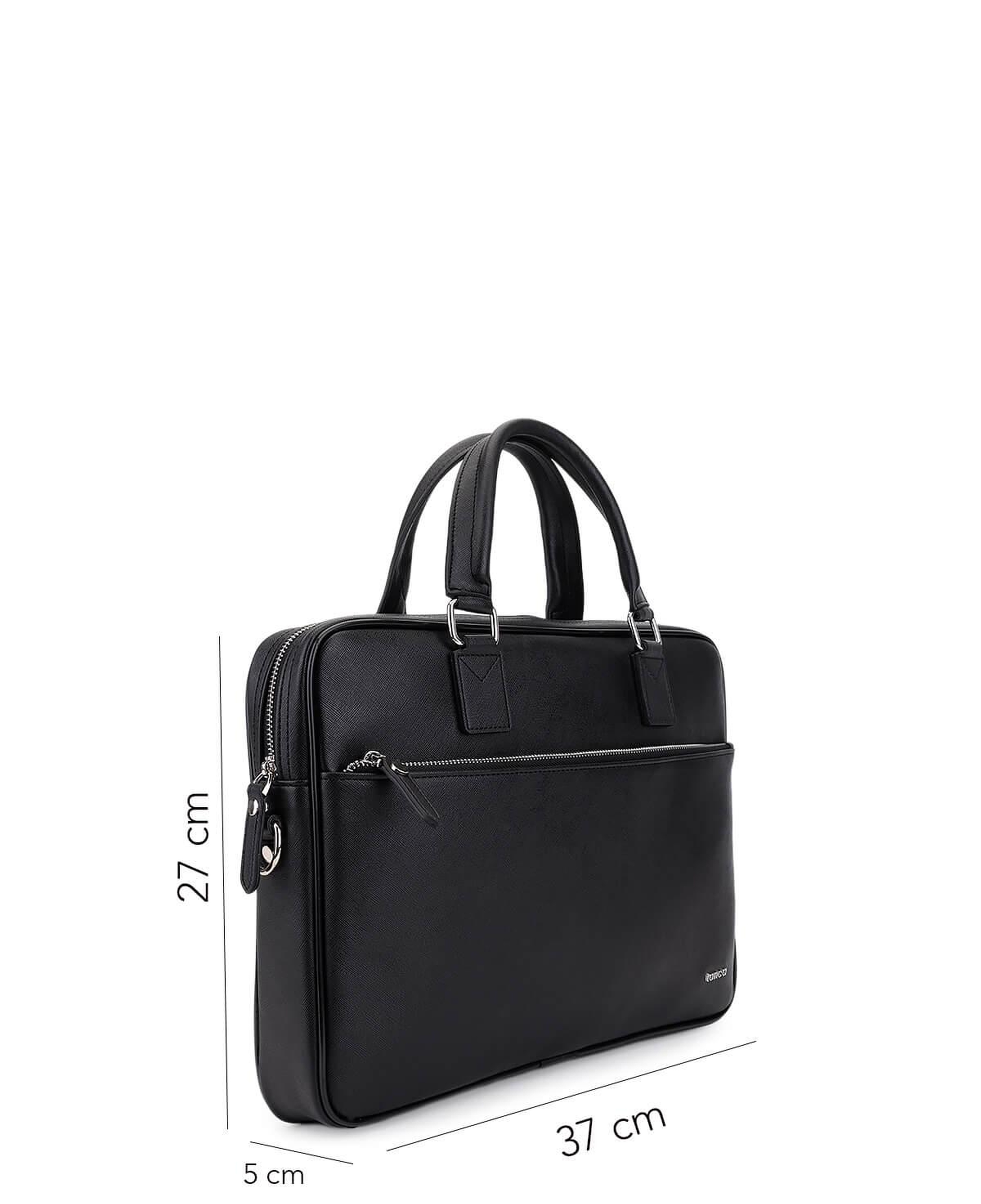 Tamer Tanca Erkek Suni Deri Siyah Evrak Çantası