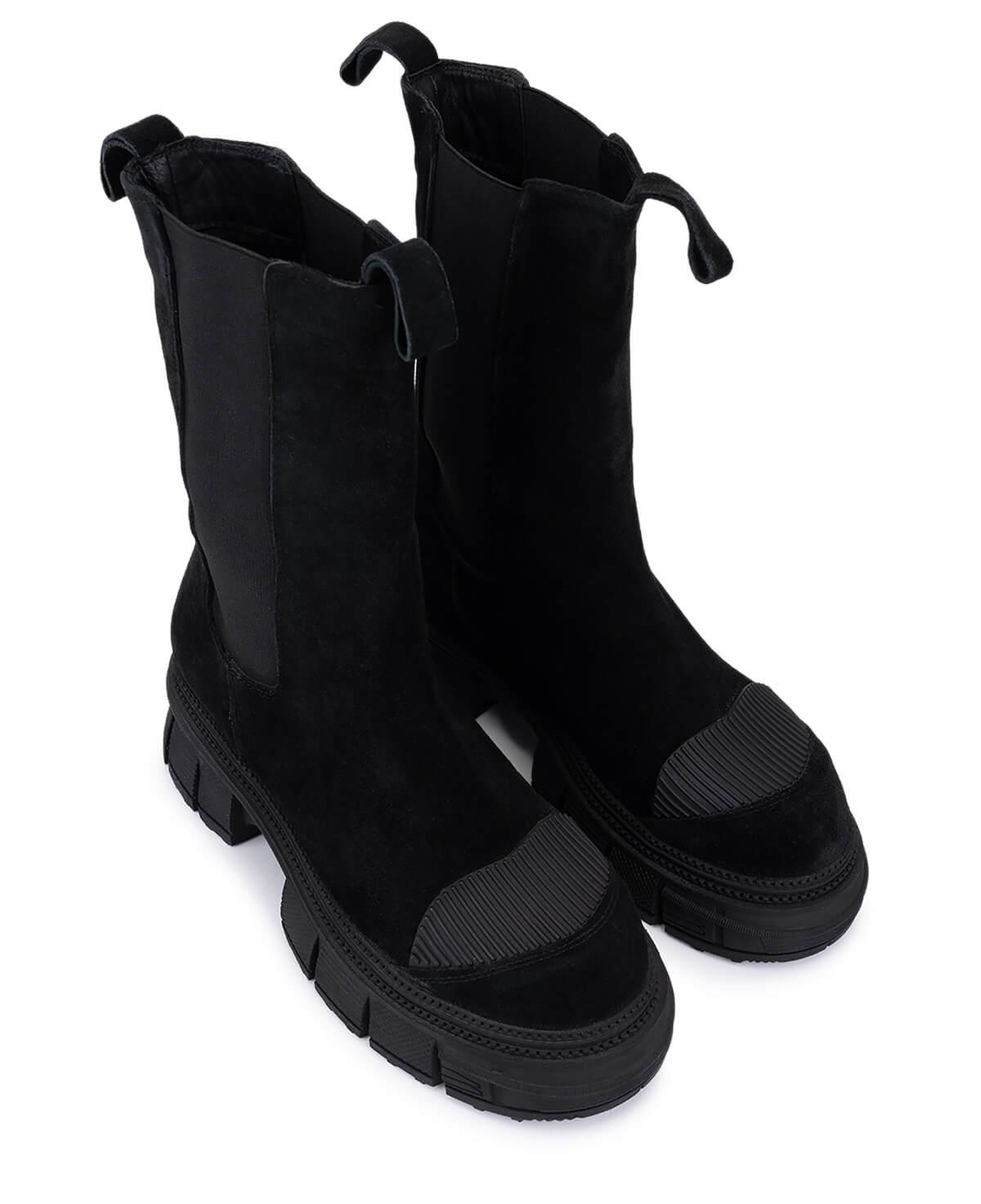 Tamer Tanca Kadın Hakiki Deri Siyah Süet Casual Bot