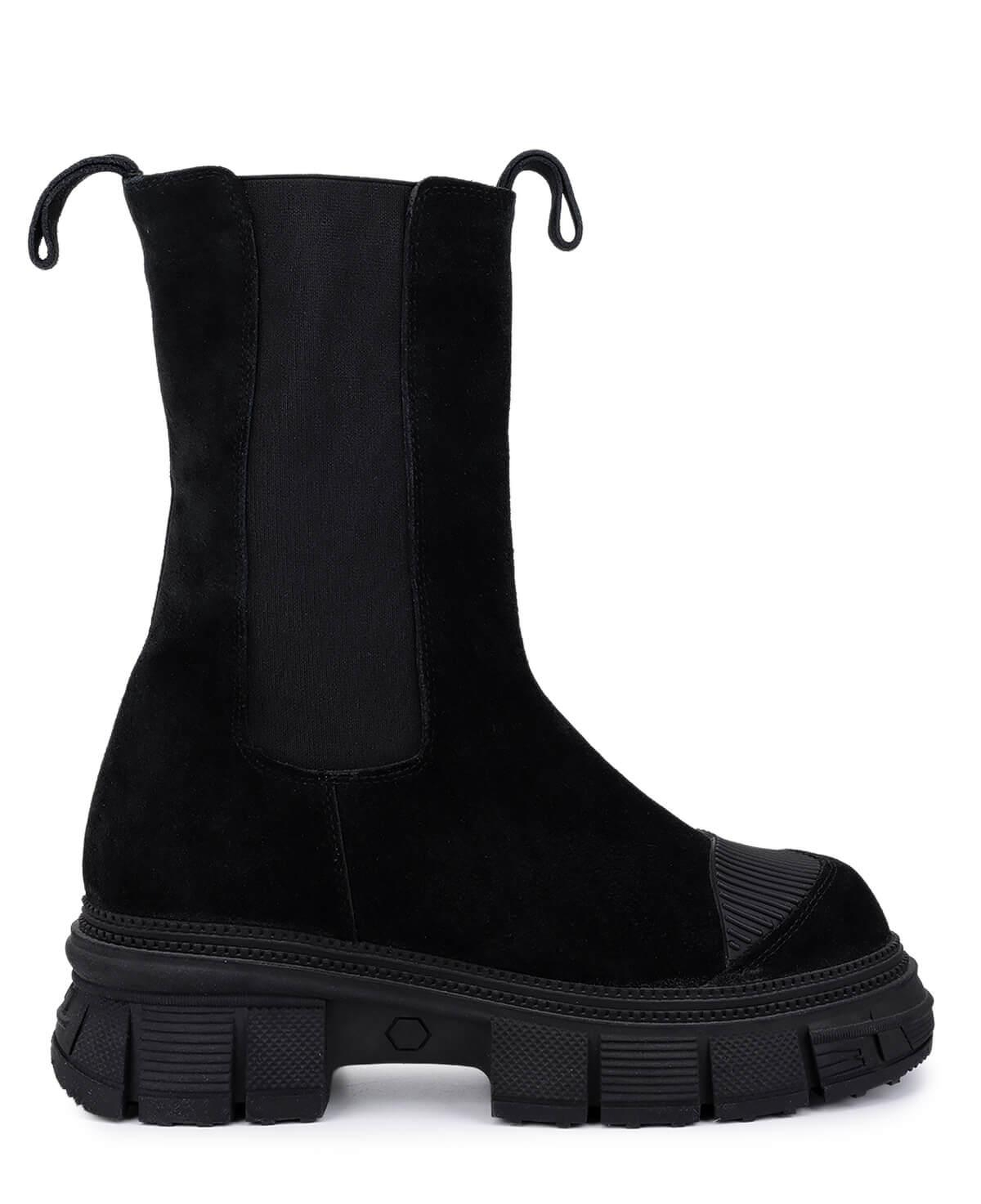 Tamer Tanca Kadın Hakiki Deri Siyah Süet Casual Bot