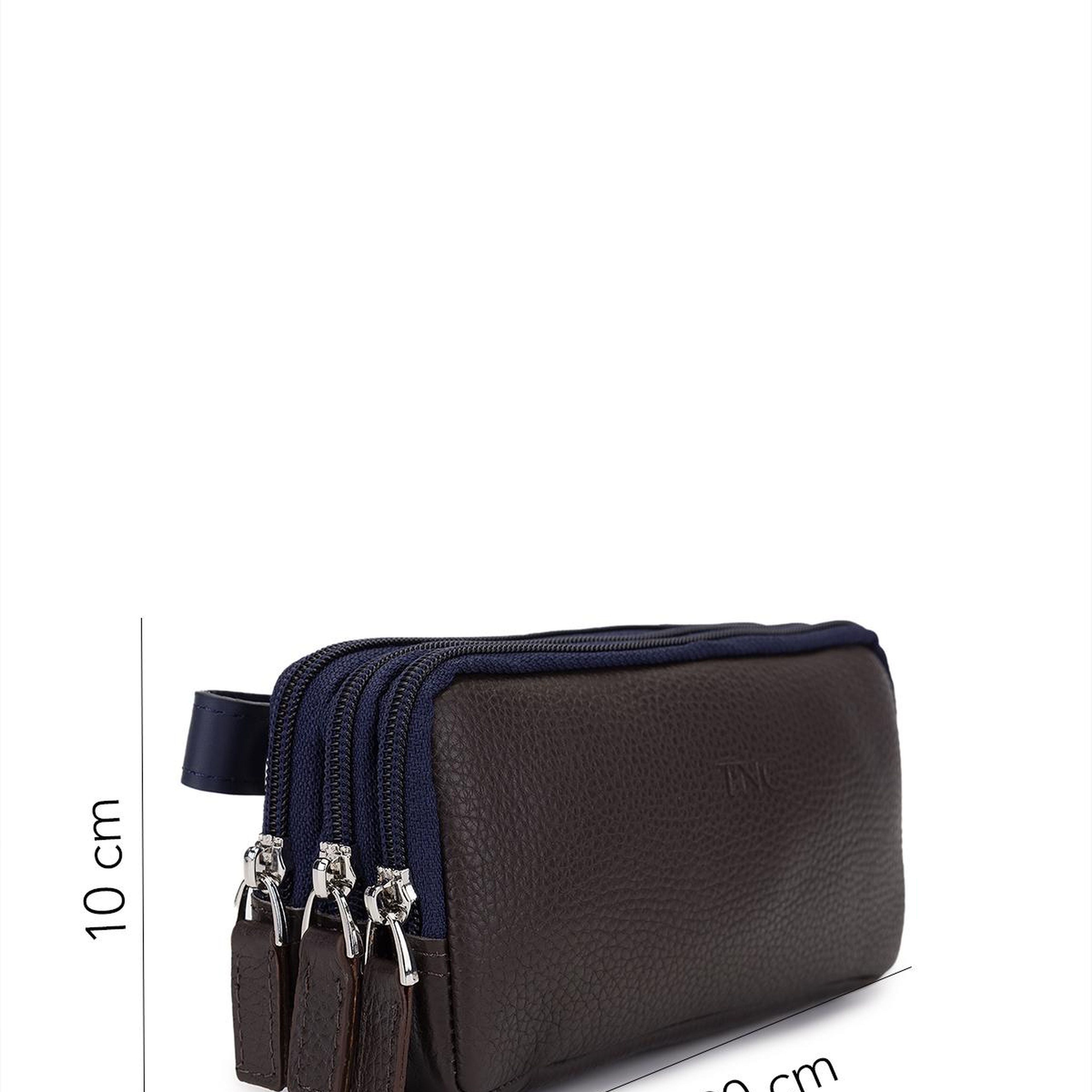 Tamer Tanca Erkek Hakiki Deri Kahverengi El Çantası