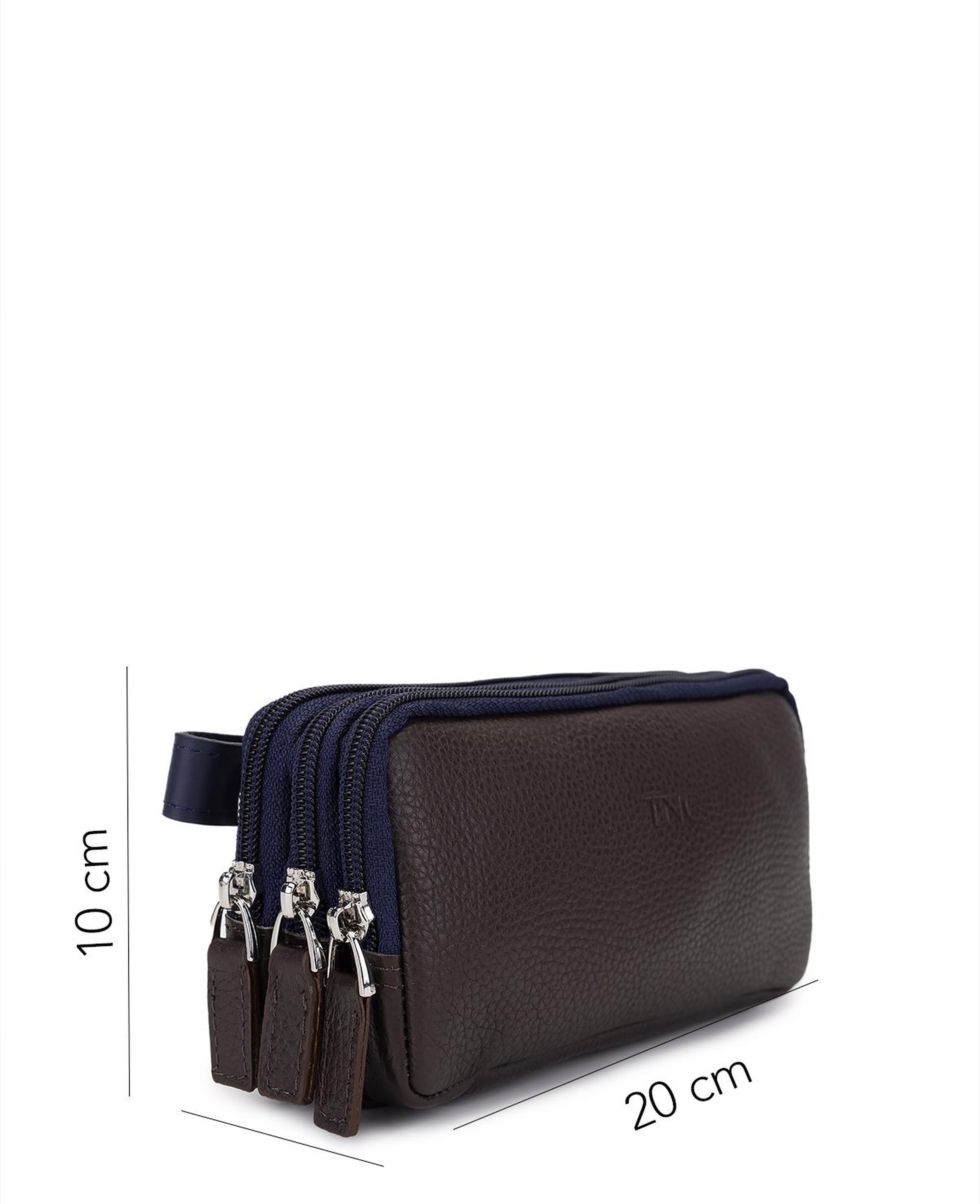 Tamer Tanca Erkek Hakiki Deri Kahverengi El Çantası