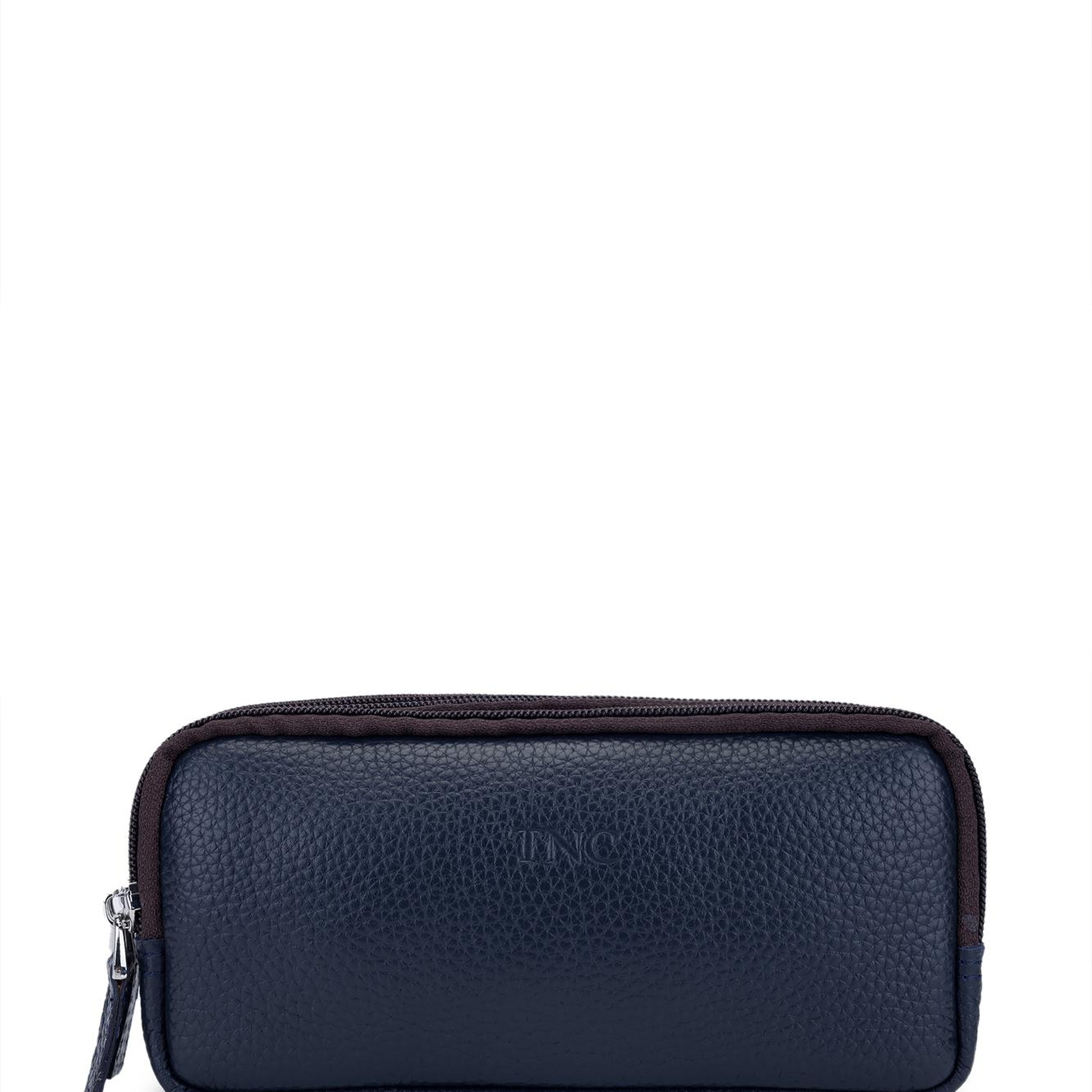 Tamer Tanca Erkek Hakiki Deri Lacivert El Çantası