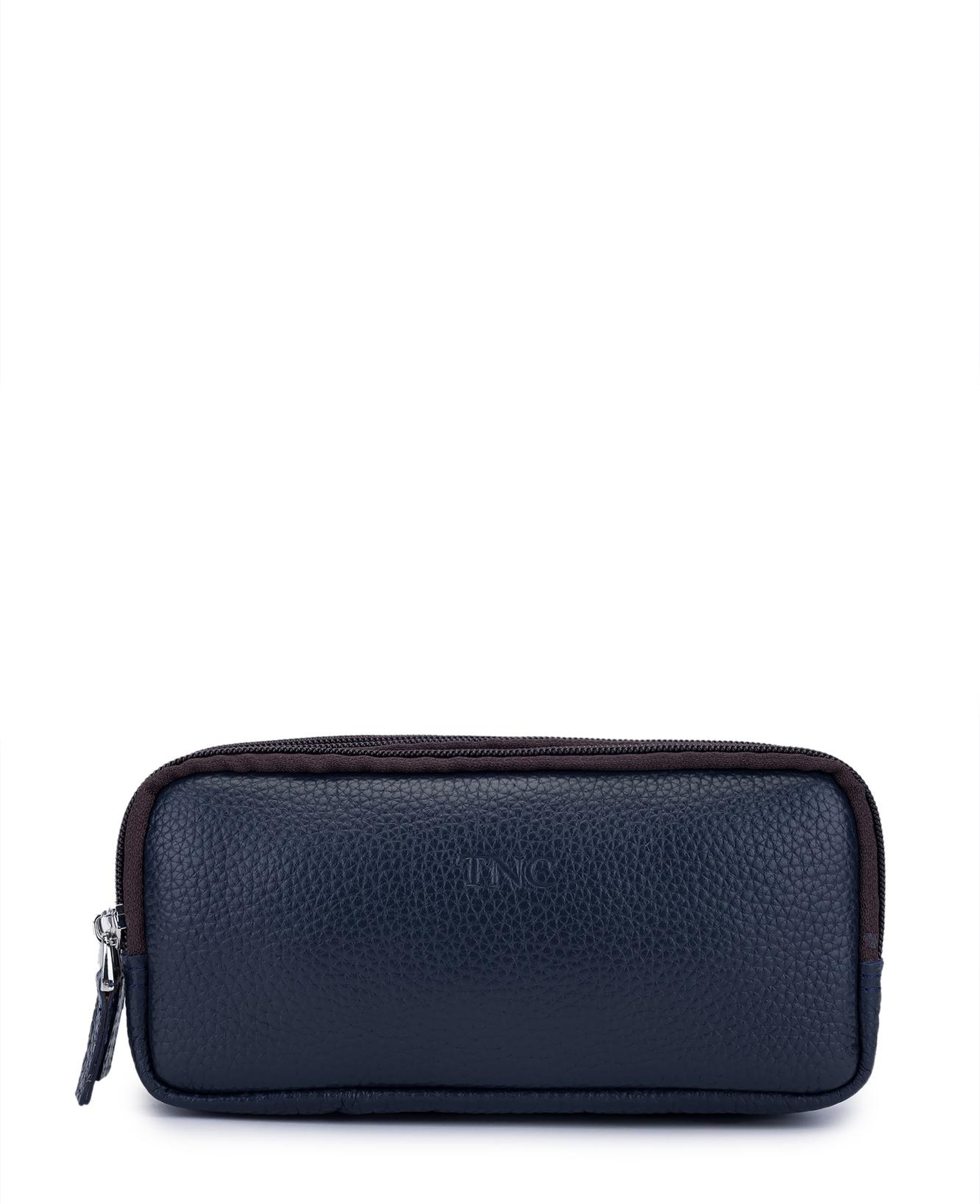 Tamer Tanca Erkek Hakiki Deri Lacivert El Çantası