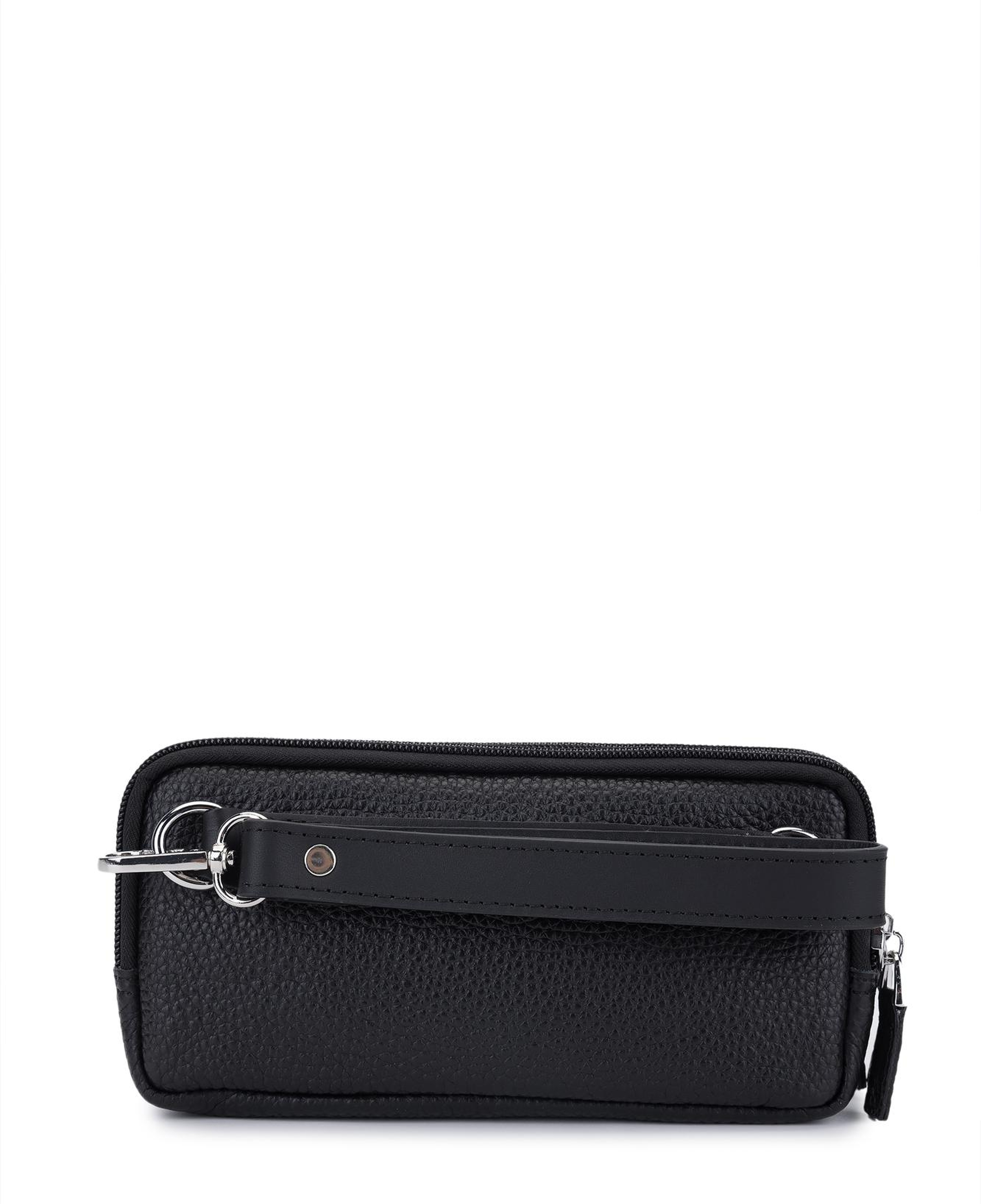 Tamer Tanca Erkek Hakiki Deri Siyah El Çantası