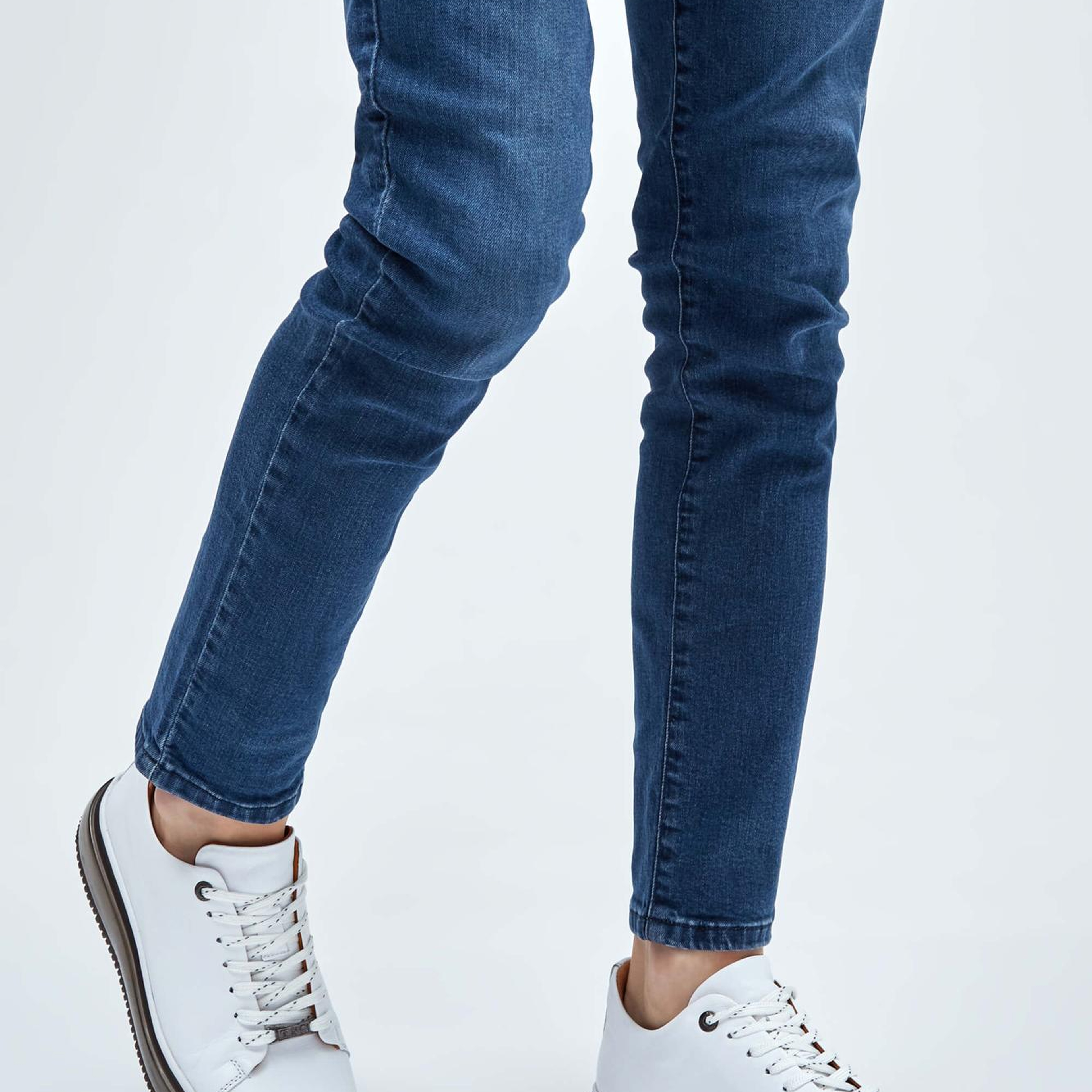 Tamer Tanca Erkek Hakiki Deri Beyaz Sneakers & Spor Ayakkabı