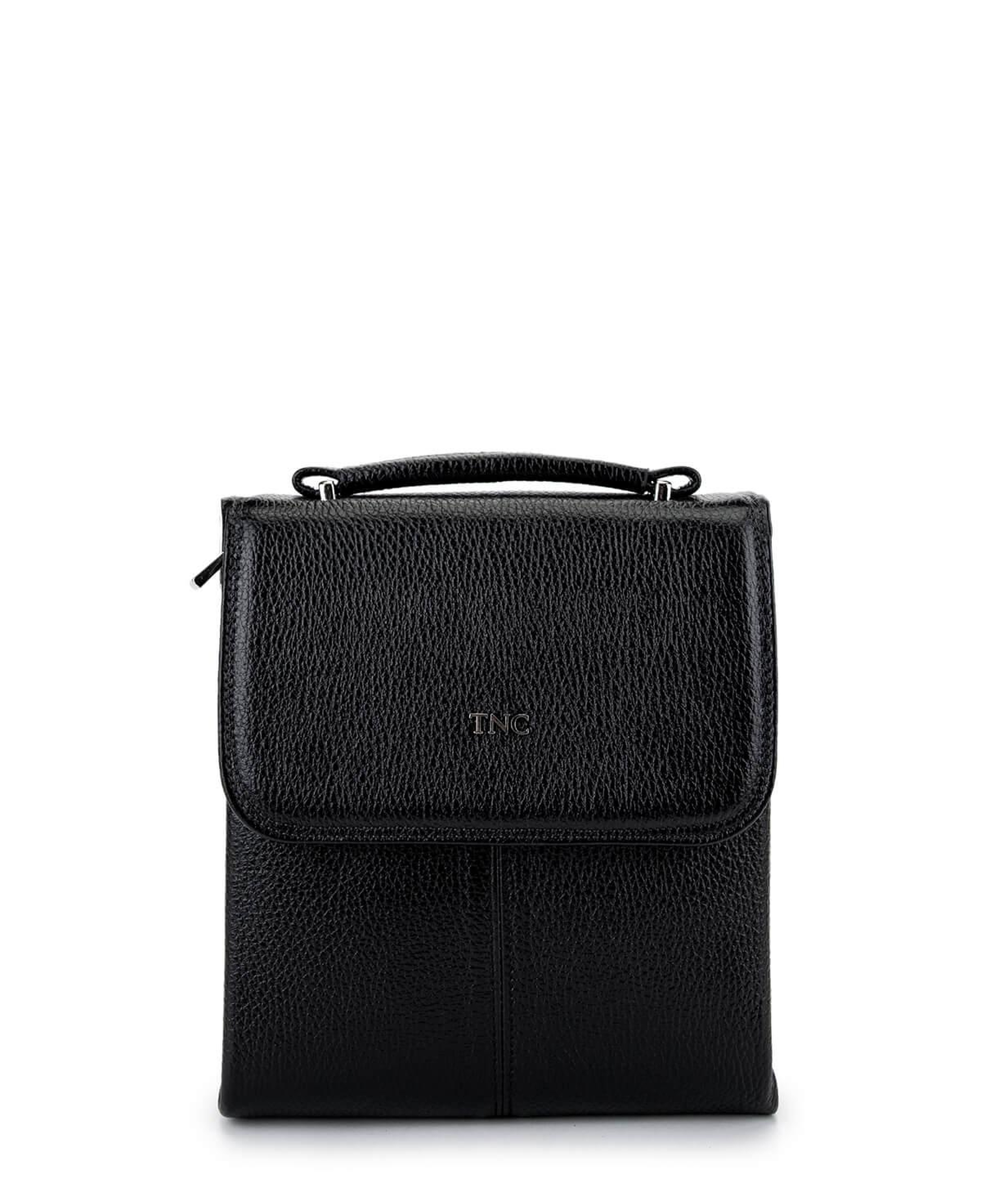 Tamer Tanca Erkek Hakiki Deri Siyah Postacı Çanta