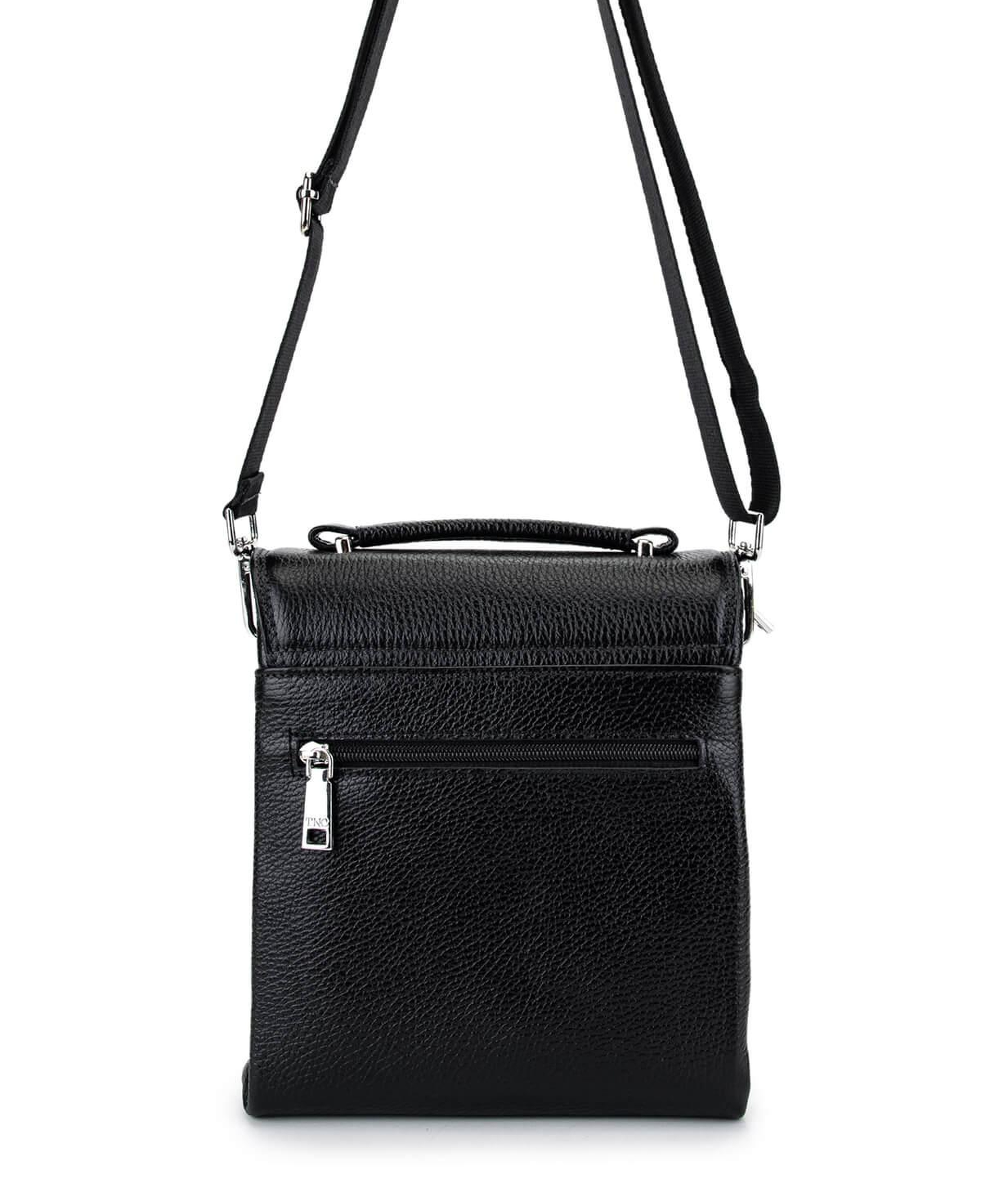 Tamer Tanca Erkek Hakiki Deri Siyah Postacı Çanta