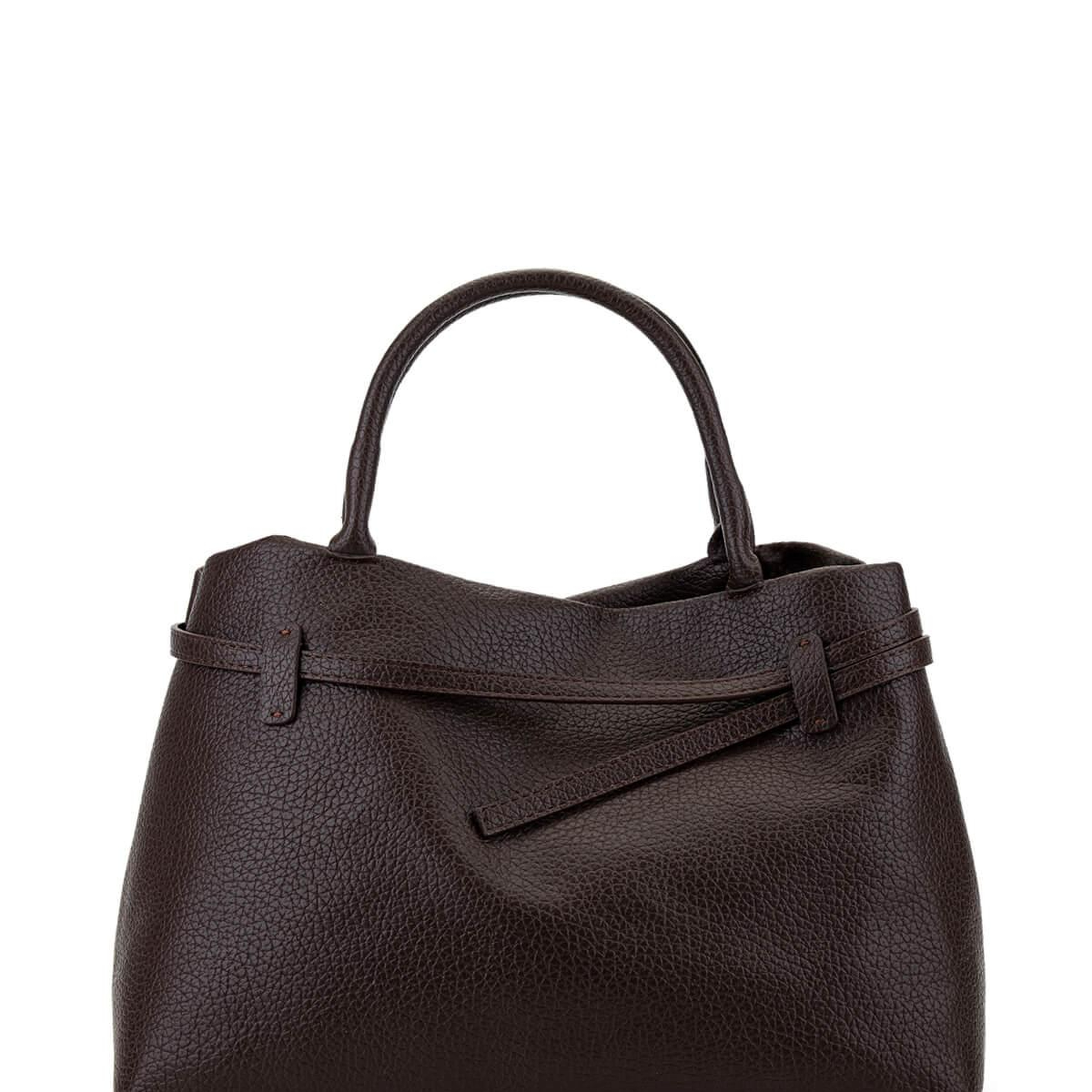 Tamer Tanca Kadın Suni Deri Kahverengi Kol Çantası