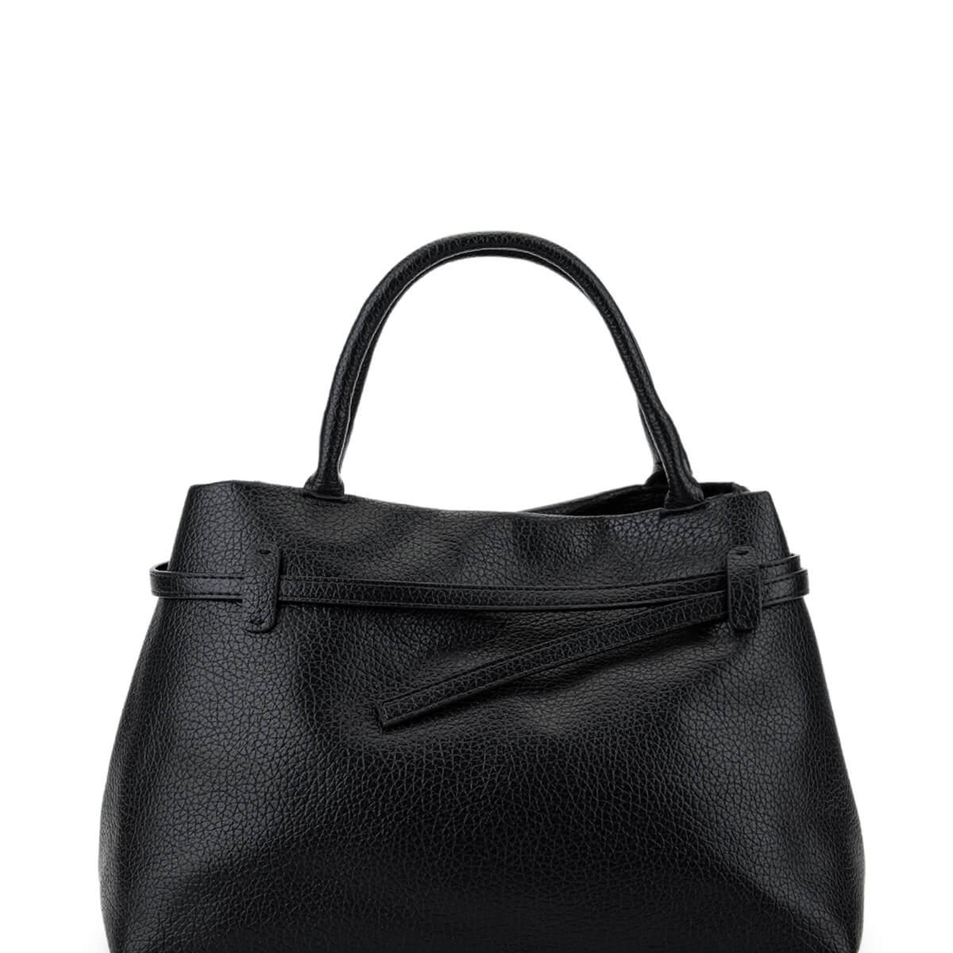 Tamer Tanca Kadın Suni Deri Siyah Floter Kol Çantası