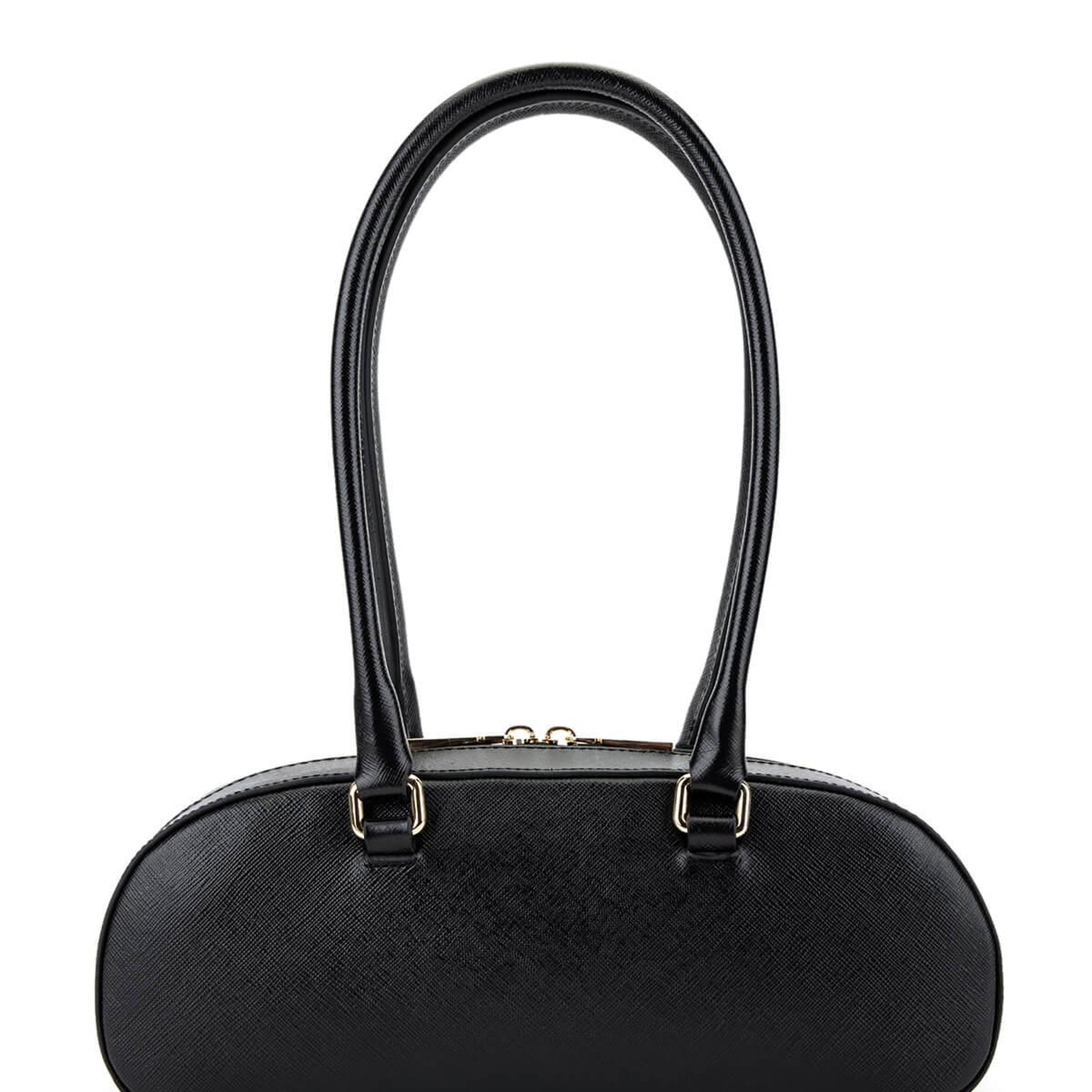 Tamer Tanca Kadın Hakiki Deri Siyah Kol Çantası