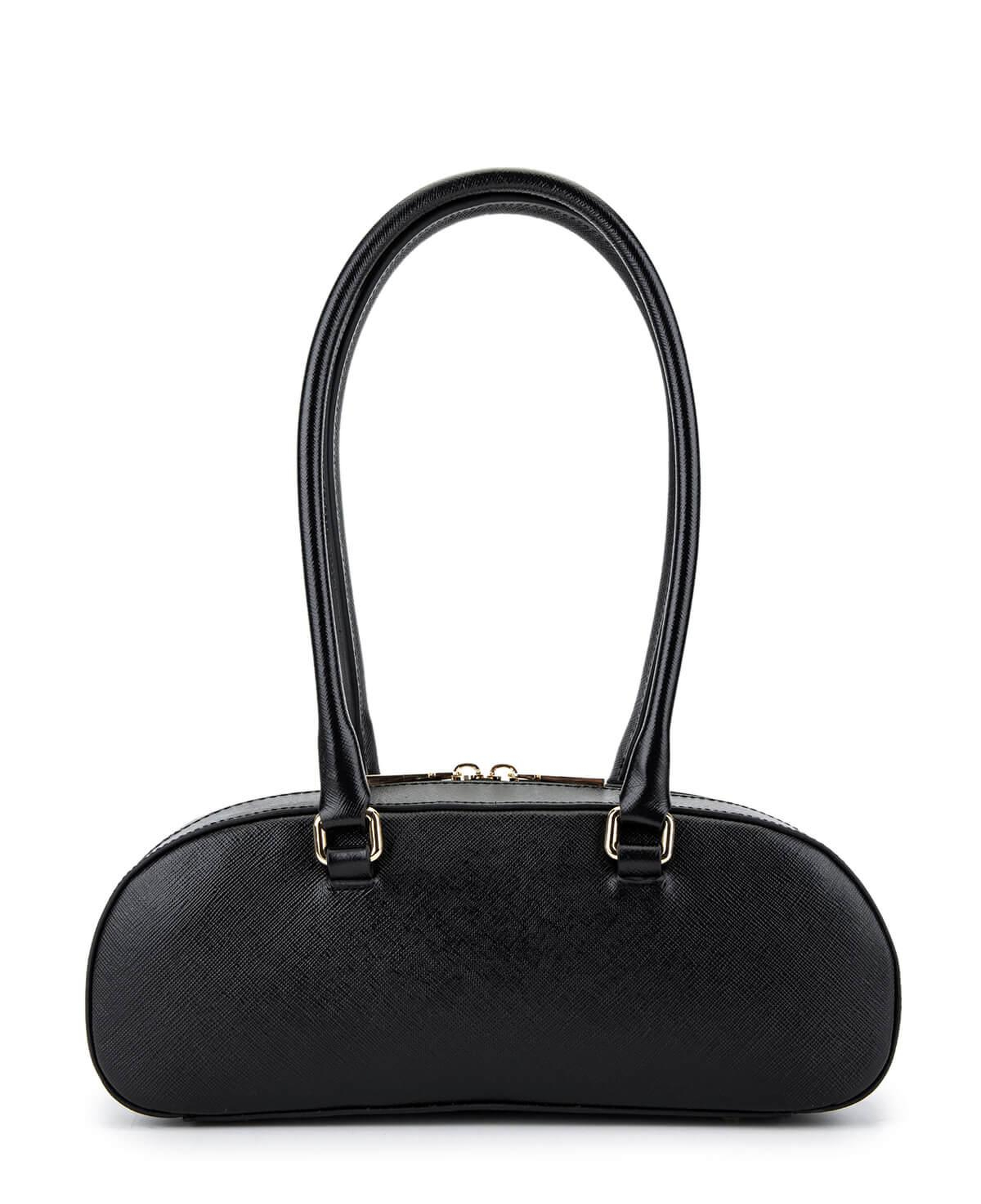 Tamer Tanca Kadın Hakiki Deri Siyah Kol Çantası